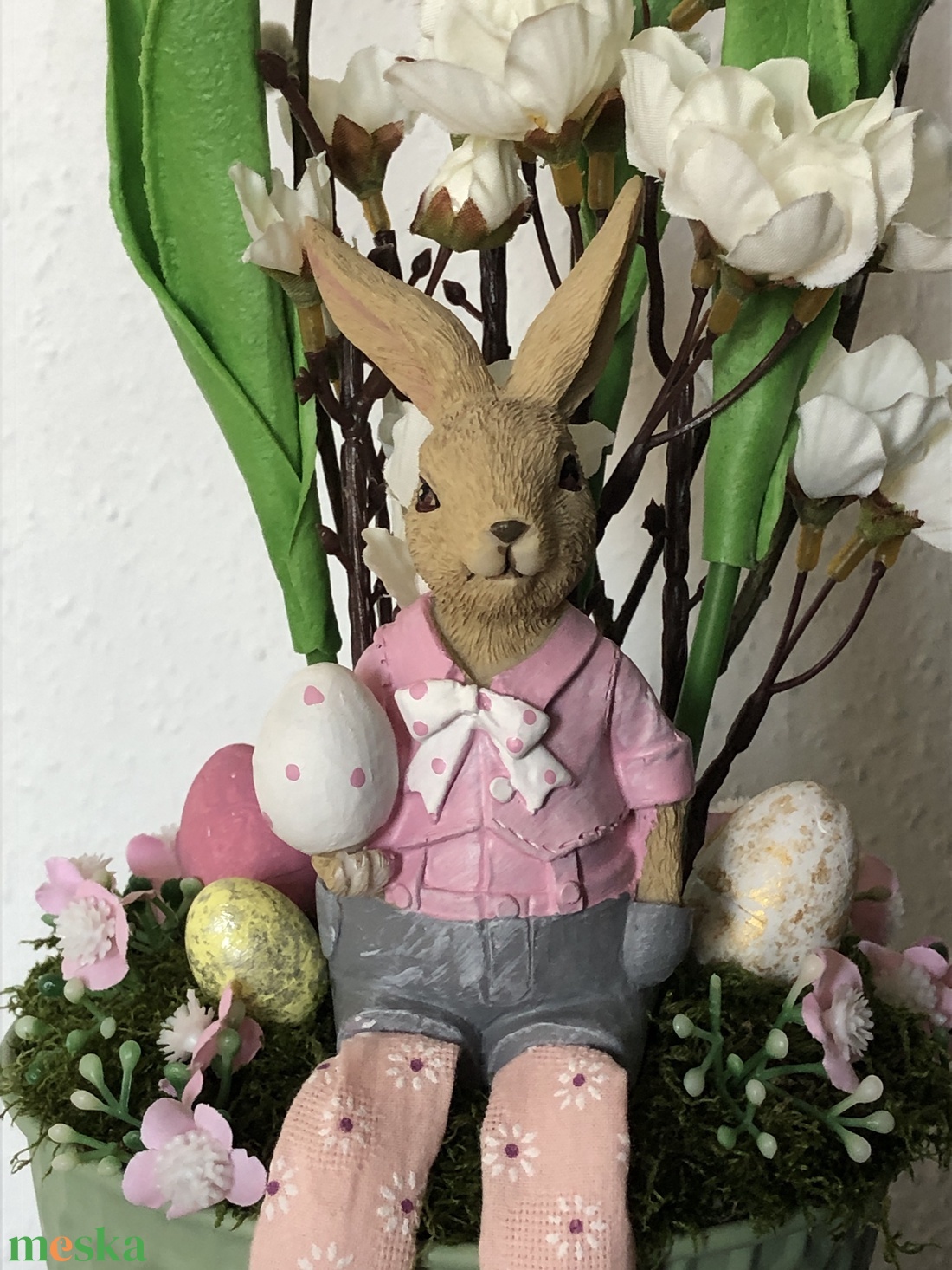 Húsvéti asztaldísz - otthon & életmód - dekoráció - asztal és polc dekoráció - asztaldísz - Meska.hu