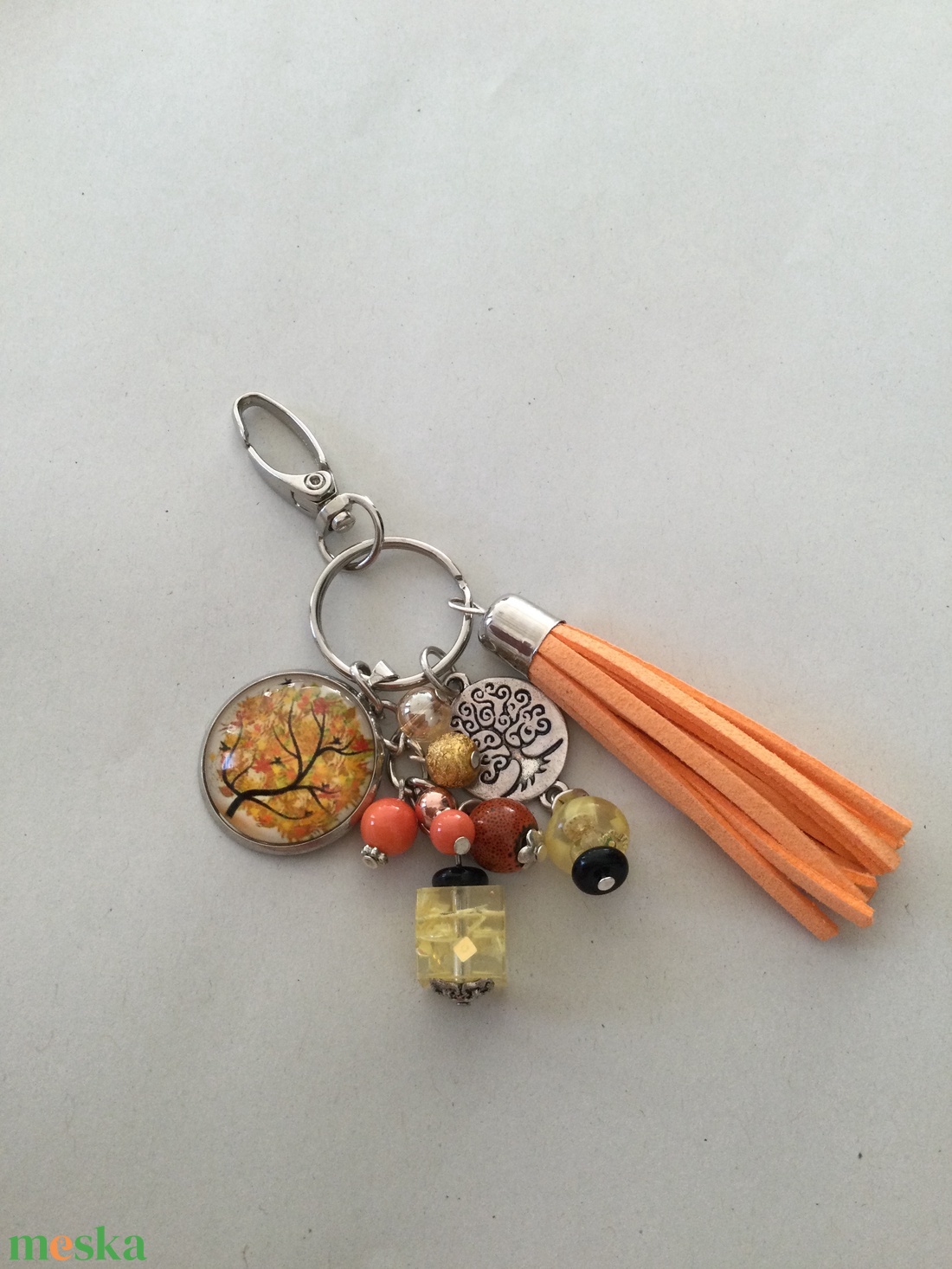 Életfa kulcstartó,táskadísz - táska & tok - kulcstartó & táskadísz - táskadísz - Meska.hu