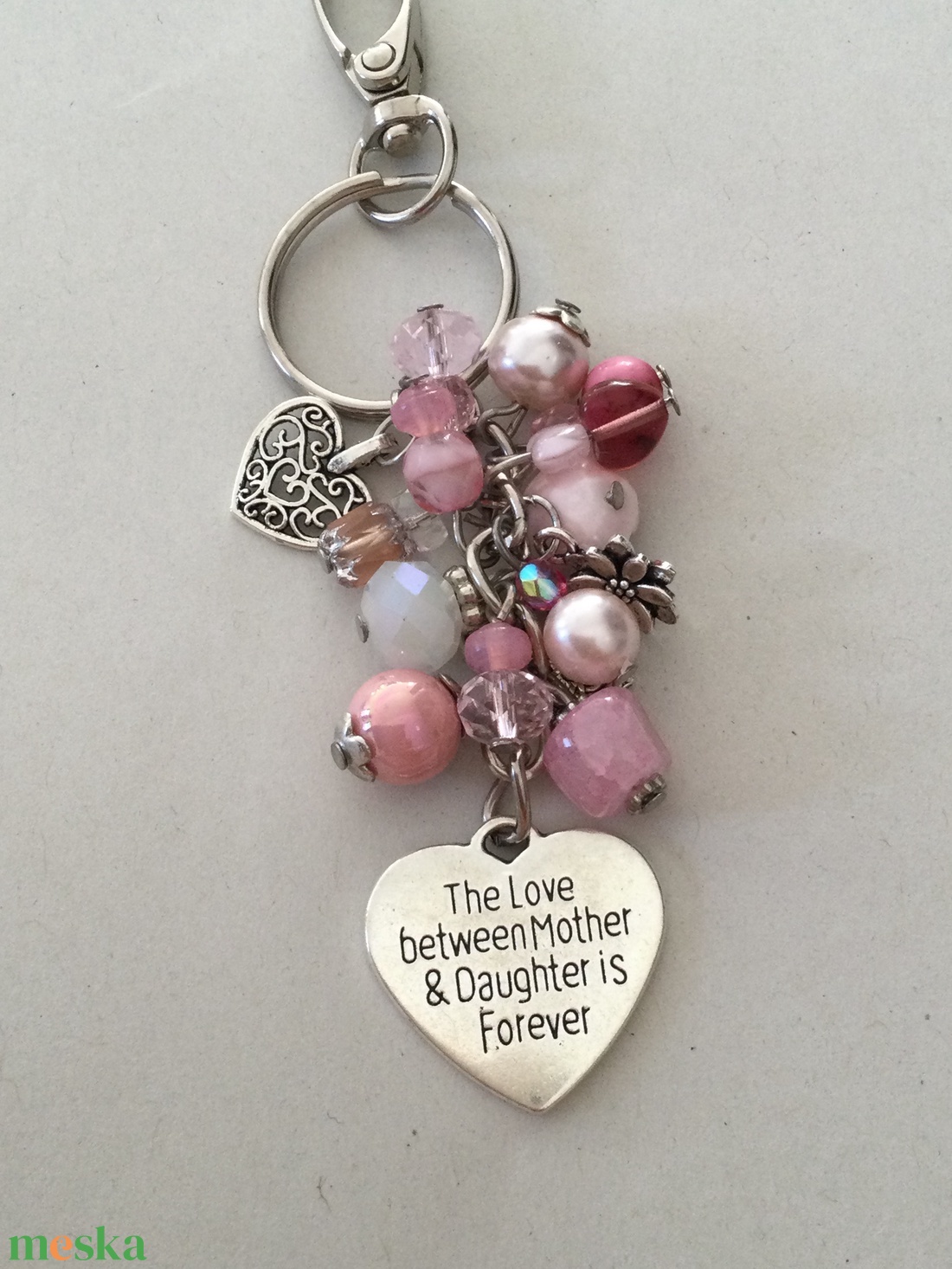 Anya-lánya kulcstartó,táskadísz - táska & tok - kulcstartó & táskadísz - táskadísz - Meska.hu