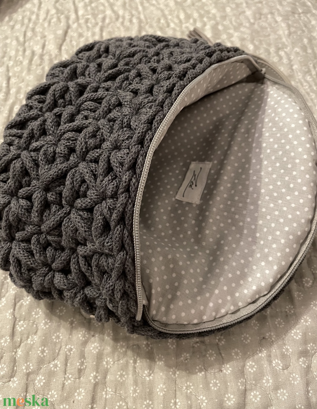 Szürke horgolt crossbody táska,övtáska - táska & tok - kézitáska & válltáska - válltáska - Meska.hu Szürke horgolt crossbody táska,övtáska - táska & tok - kézitáska & válltáska - válltáska - Meska.hu