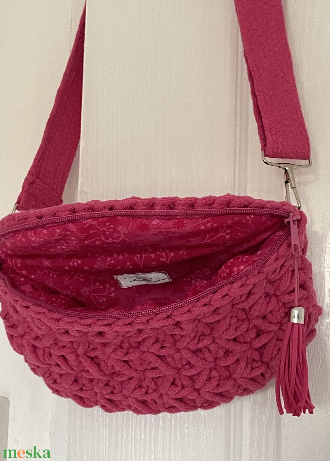 Pink,rózsaszín vagy barna horgolt crossbody táska - táska & tok - kézitáska & válltáska - válltáska - Meska.hu Pink,rózsaszín vagy barna horgolt crossbody táska - táska & tok - kézitáska & válltáska - válltáska - Meska.hu