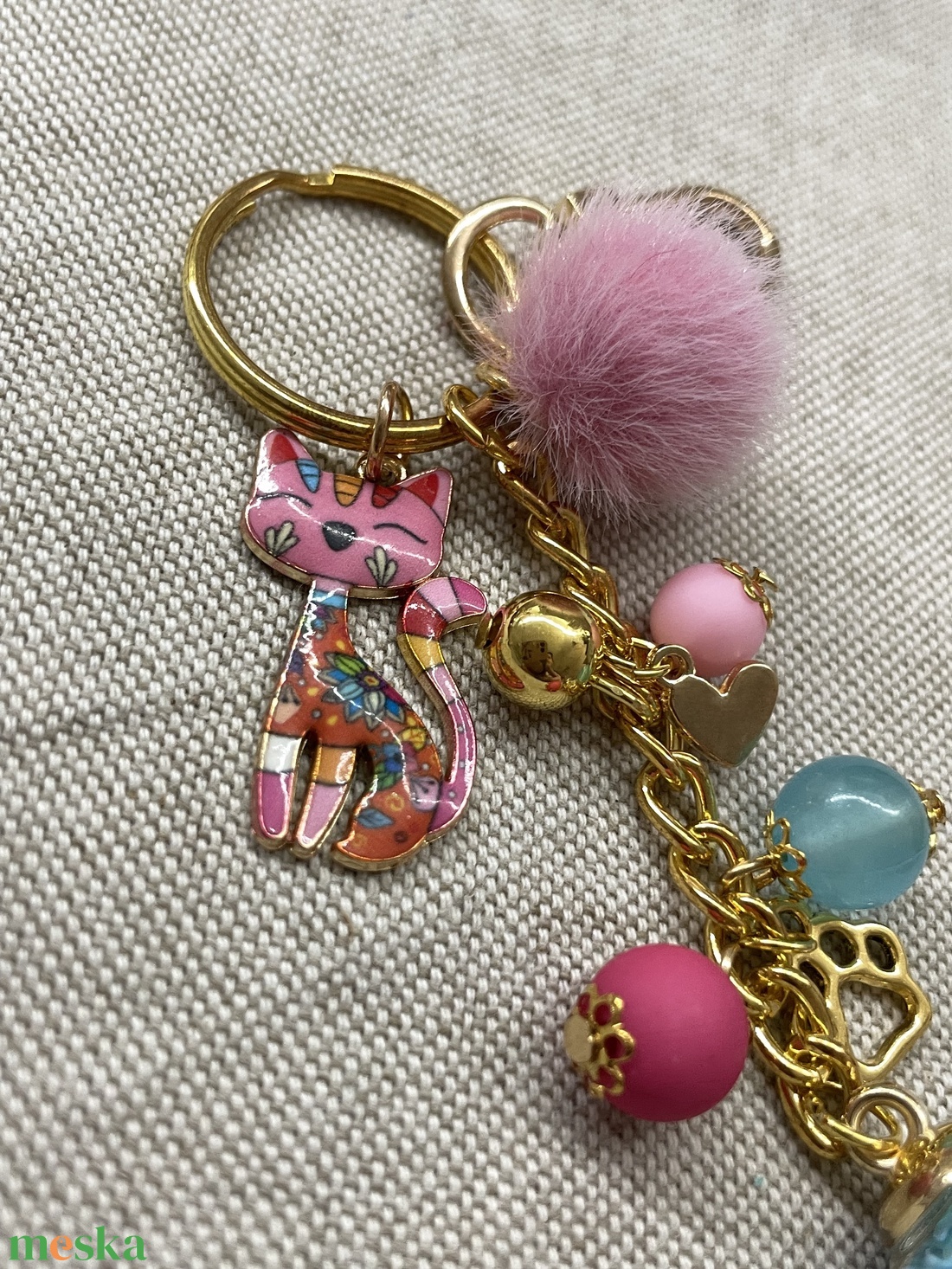 Cicás pink kulcstartó,táskadísz - táska & tok - kulcstartó & táskadísz - táskadísz - Meska.hu Cicás pink kulcstartó,táskadísz - táska & tok - kulcstartó & táskadísz - táskadísz - Meska.hu