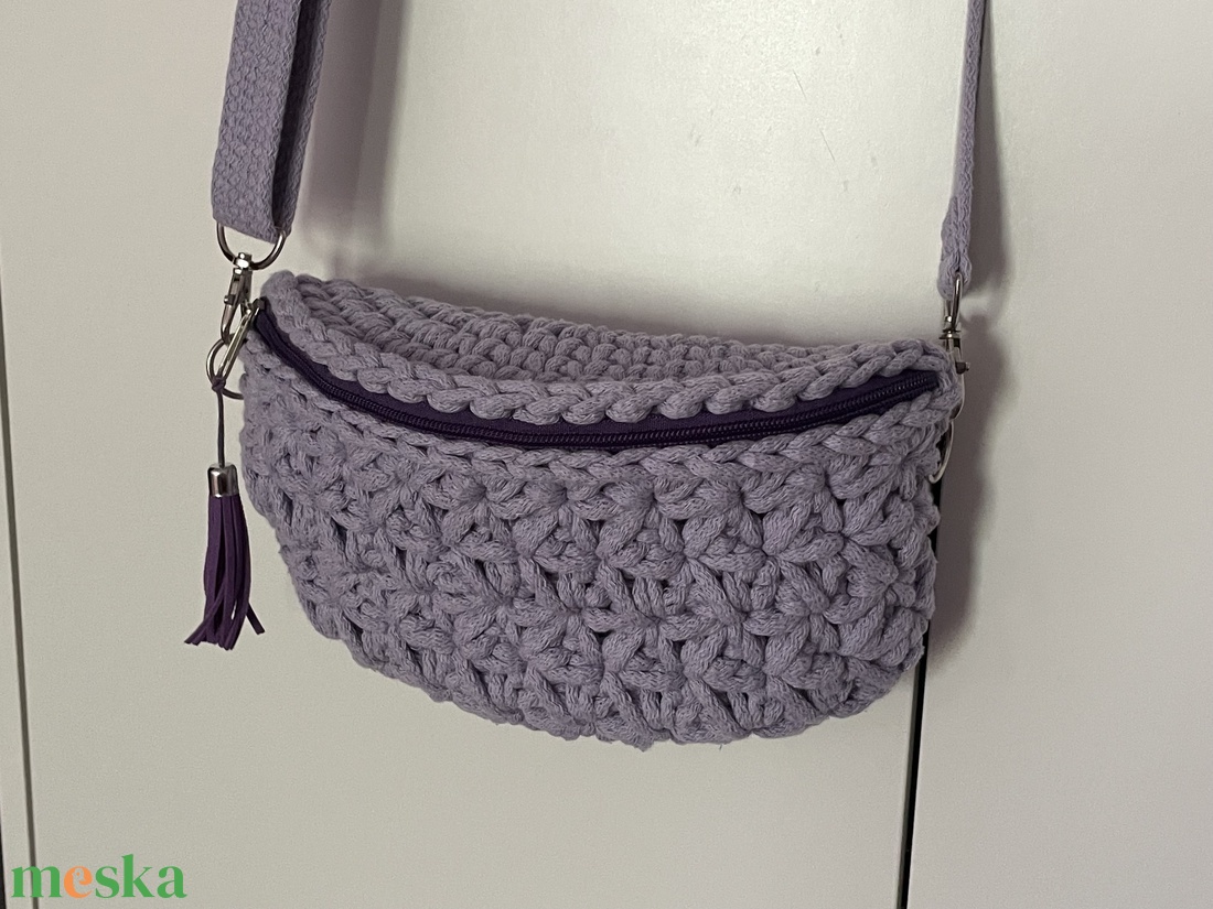 Púder rózsaszín és levendula horgolt crossbody táska - táska & tok - kézitáska & válltáska - válltáska - Meska.hu Púder rózsaszín és levendula horgolt crossbody táska - táska & tok - kézitáska & válltáska - válltáska - Meska.hu