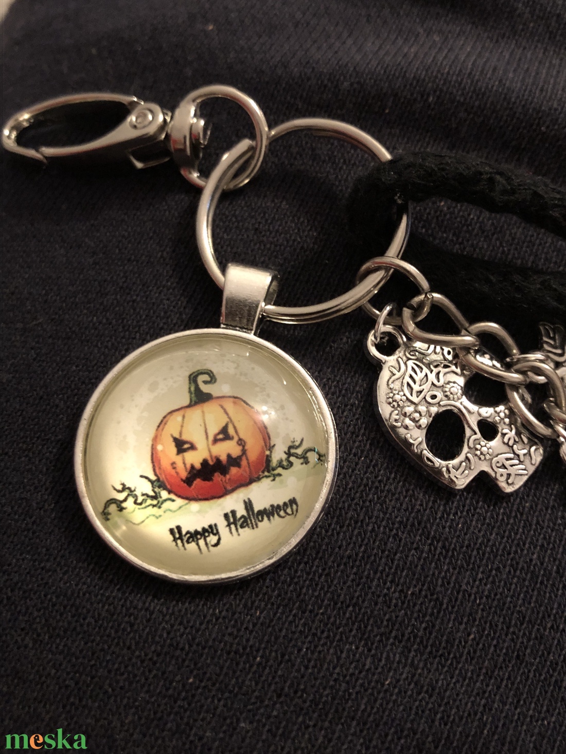 Halloween kulcstartó,táskadísz türkiz - táska & tok - kulcstartó & táskadísz - táskadísz - Meska.hu Halloween kulcstartó,táskadísz türkiz - táska & tok - kulcstartó & táskadísz - táskadísz - Meska.hu