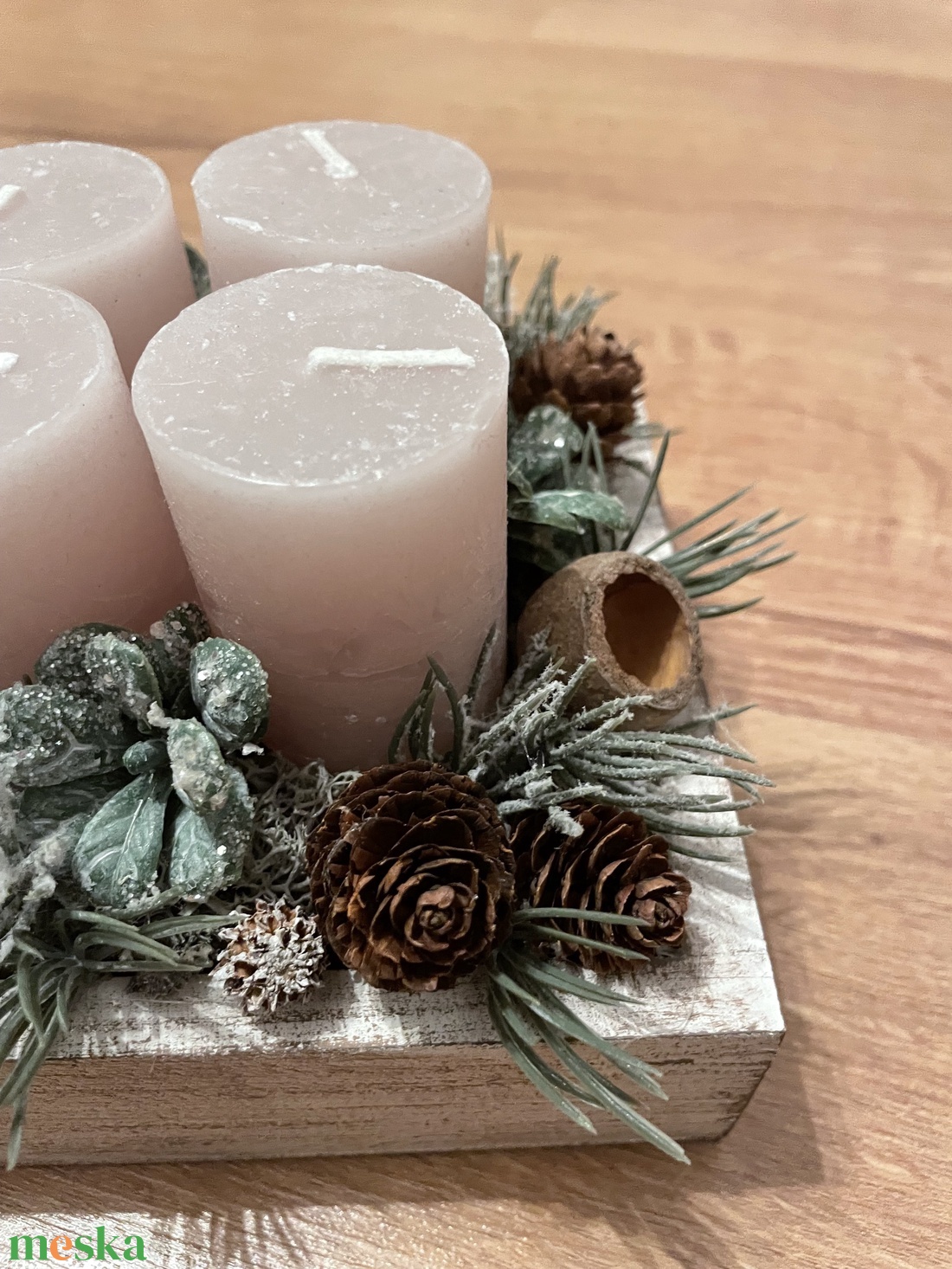 Adventi asztaldísz - karácsony - adventi díszek - adventi asztaldísz - Meska.hu