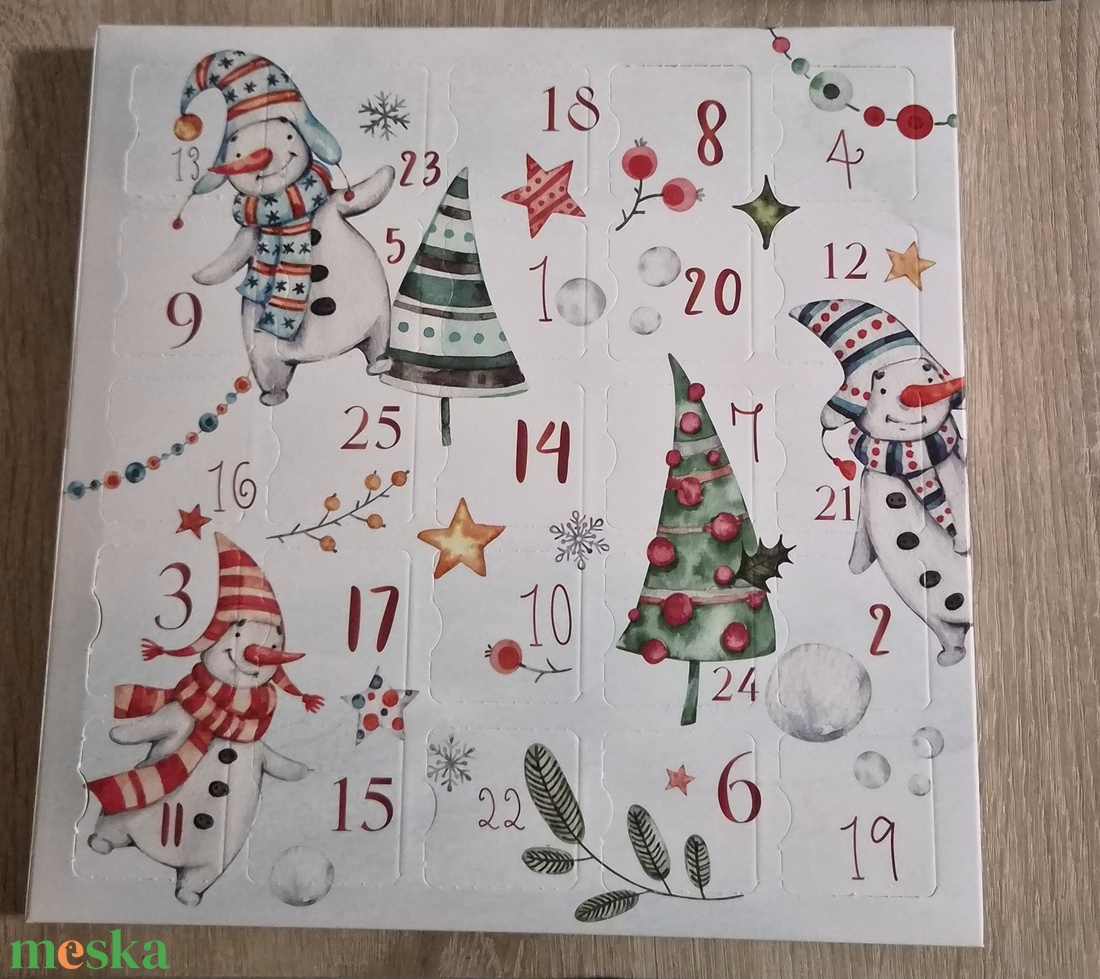 Illatviasz Adventi kalendárium - karácsony - adventi díszek - adventi gyertyadíszek és koszorúdíszek - Meska.hu