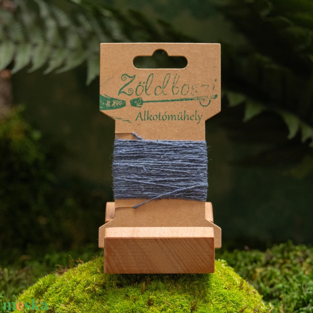Újrahasznosított Farmerfonal ECO jeans Venne - NM 12/2 - 10 m - palakék - kellékek & szerszámok - rövidáru - fonal, cérna - kevert fonal - Meska.hu Újrahasznosított Farmerfonal ECO jeans Venne - NM 12/2 - 10 m - palakék - kellékek & szerszámok - rövidáru - fonal, cérna - kevert fonal - Meska.hu