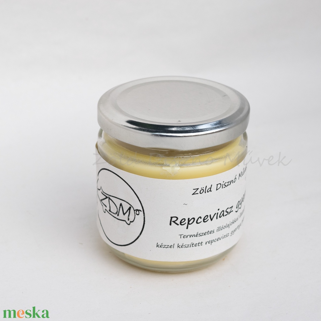 édes érzés repceviasz gyertya - otthon & életmód - gyertya, illat, aroma - gyertya - Meska.hu