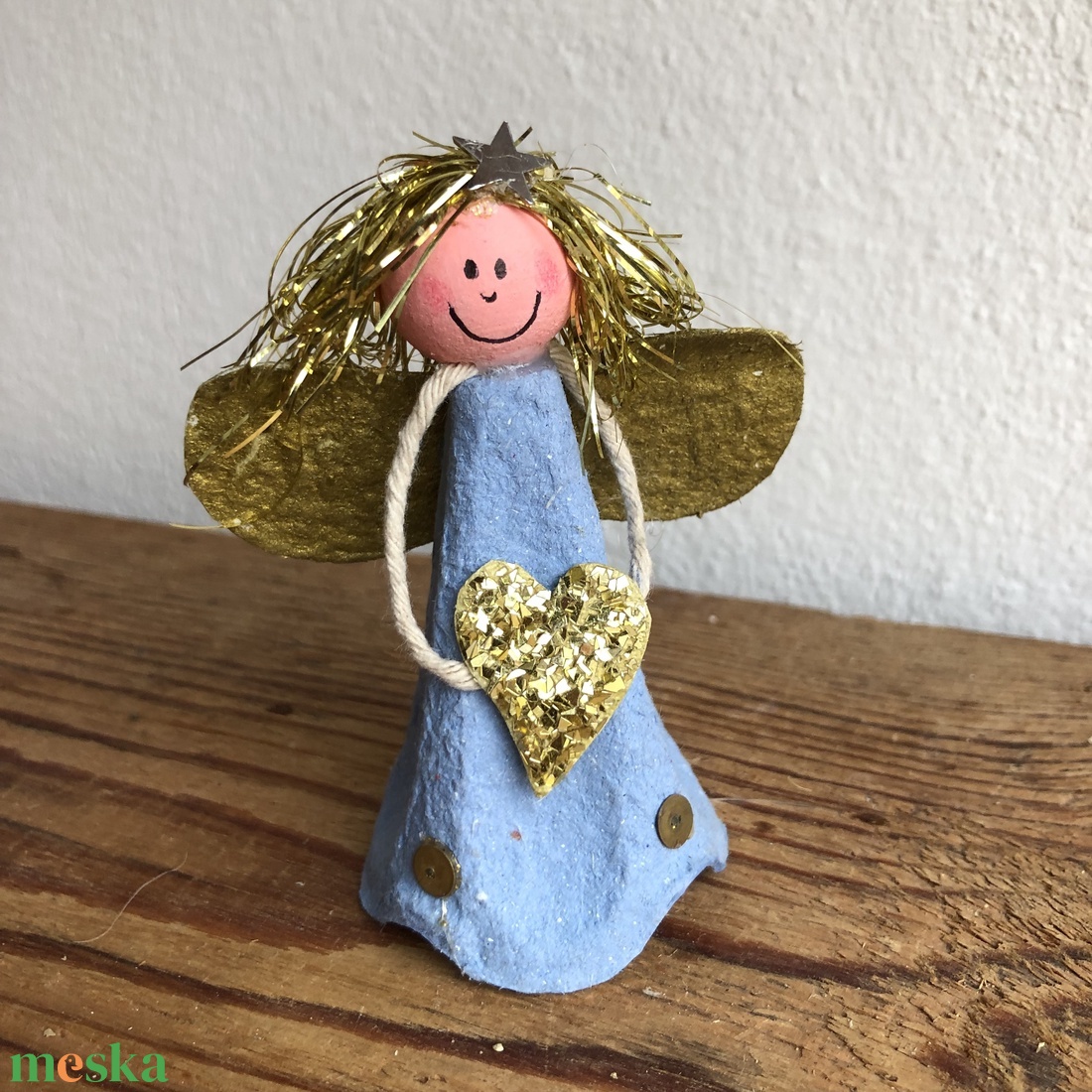 Angyalka (upcycling) - karácsony - karácsonyi lakásdekoráció - karácsonyi manók, figurák - Meska.hu Angyalka (upcycling) - karácsony - karácsonyi lakásdekoráció - karácsonyi manók, figurák - Meska.hu