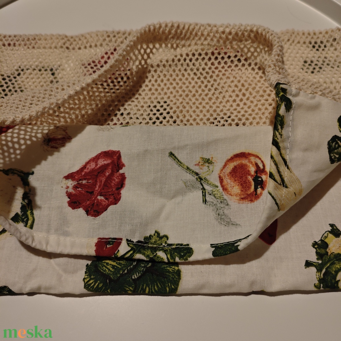 Hálós bevásárló szatyor  - táska & tok - bevásárlás & shopper táska - zöldség/gyümölcs zsák - Meska.hu