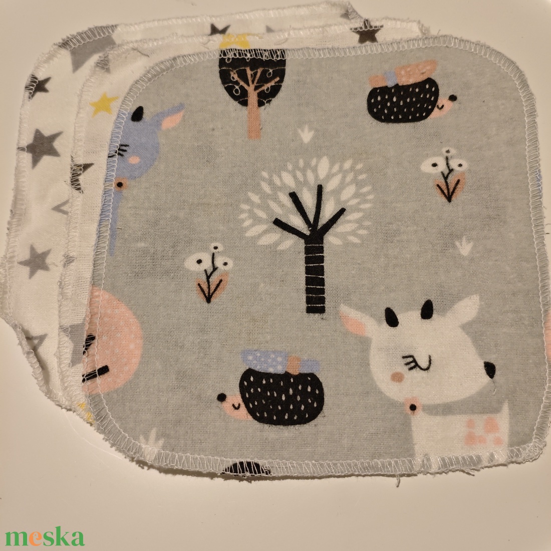 10db-os mosható pamut törlőkendő  - otthon & életmód - konyhafelszerelés, tálalás - konyhai textil - konyharuha & törlőkendő - Meska.hu