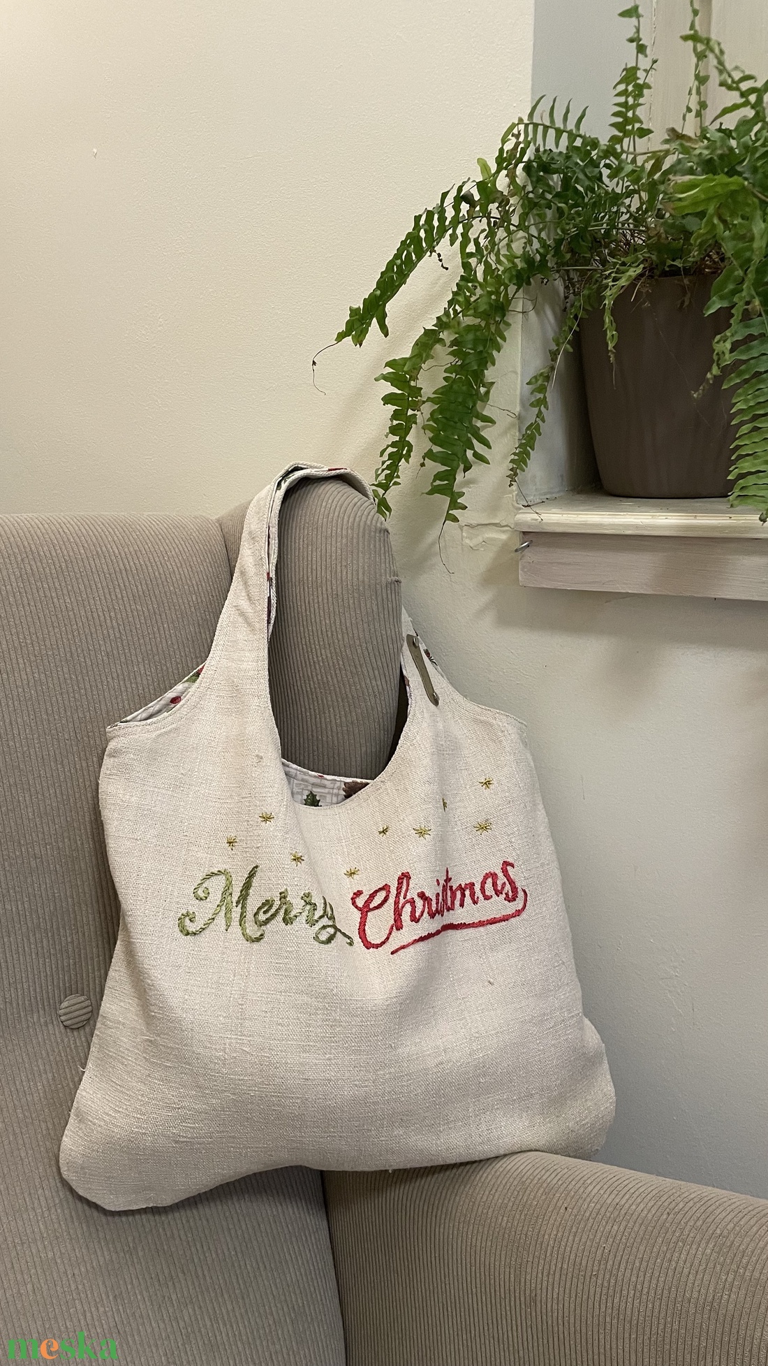 Vászon válltáska - táska & tok - kézitáska & válltáska - válltáska - Meska.hu