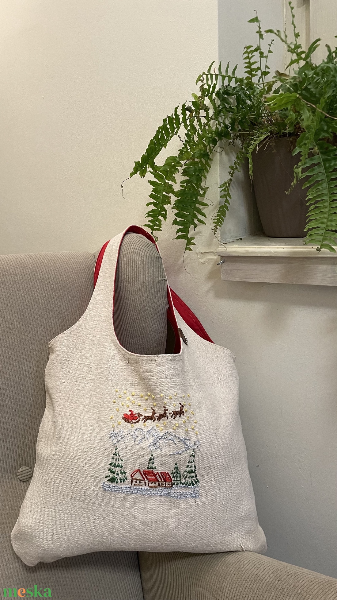 Vászon válltáska - táska & tok - kézitáska & válltáska - válltáska - Meska.hu