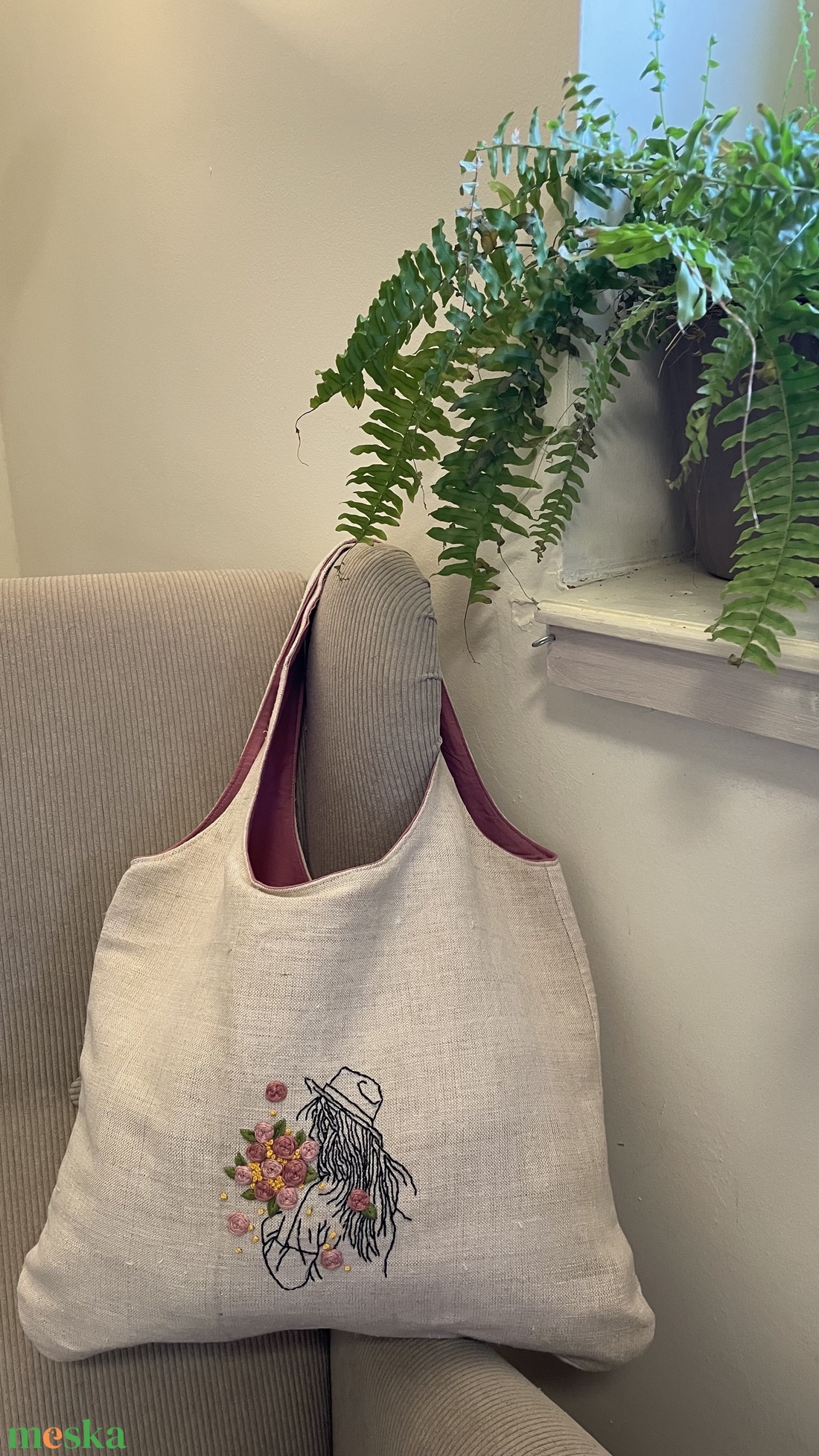 Vászon válltáska - táska & tok - kézitáska & válltáska - válltáska - Meska.hu