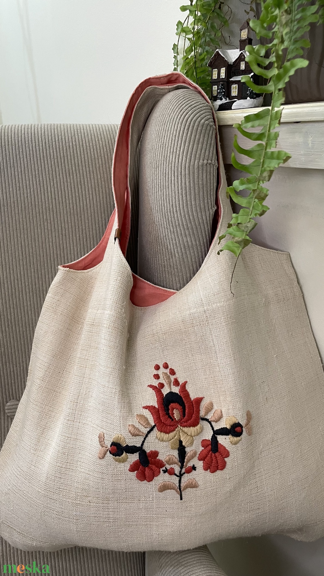 Matyó mintás válltáska - táska & tok - kézitáska & válltáska - kézitáska - Meska.hu