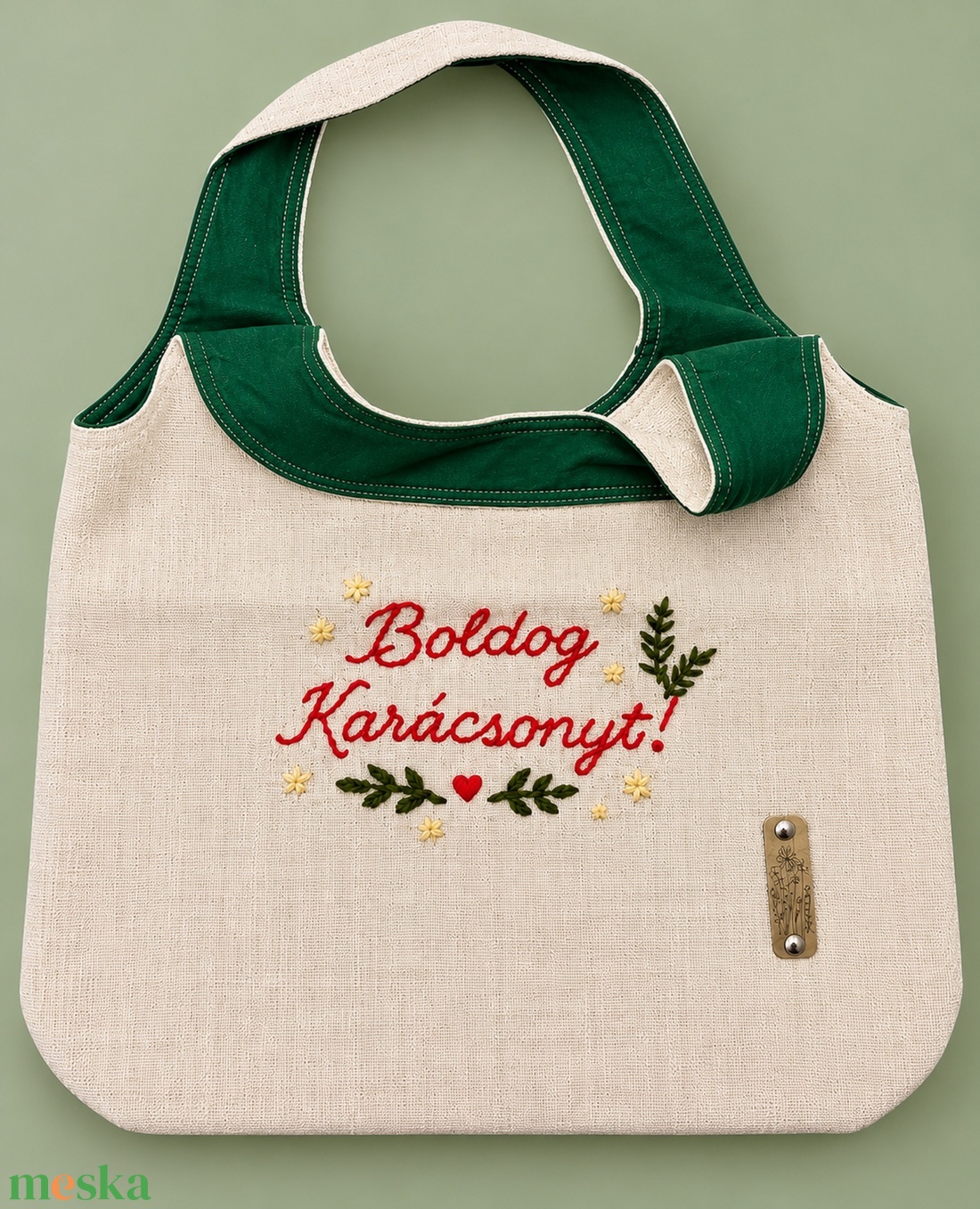 Karácsonyi válltáska - karácsony - karácsonyi ajándékozás - karácsonyi ajándékcsomagolás - Meska.hu