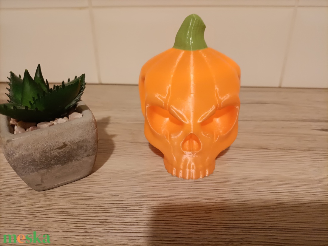 Koponya Tök lámpás - otthon & életmód - dekoráció - halloween - halloweeni lámpás - Meska.hu