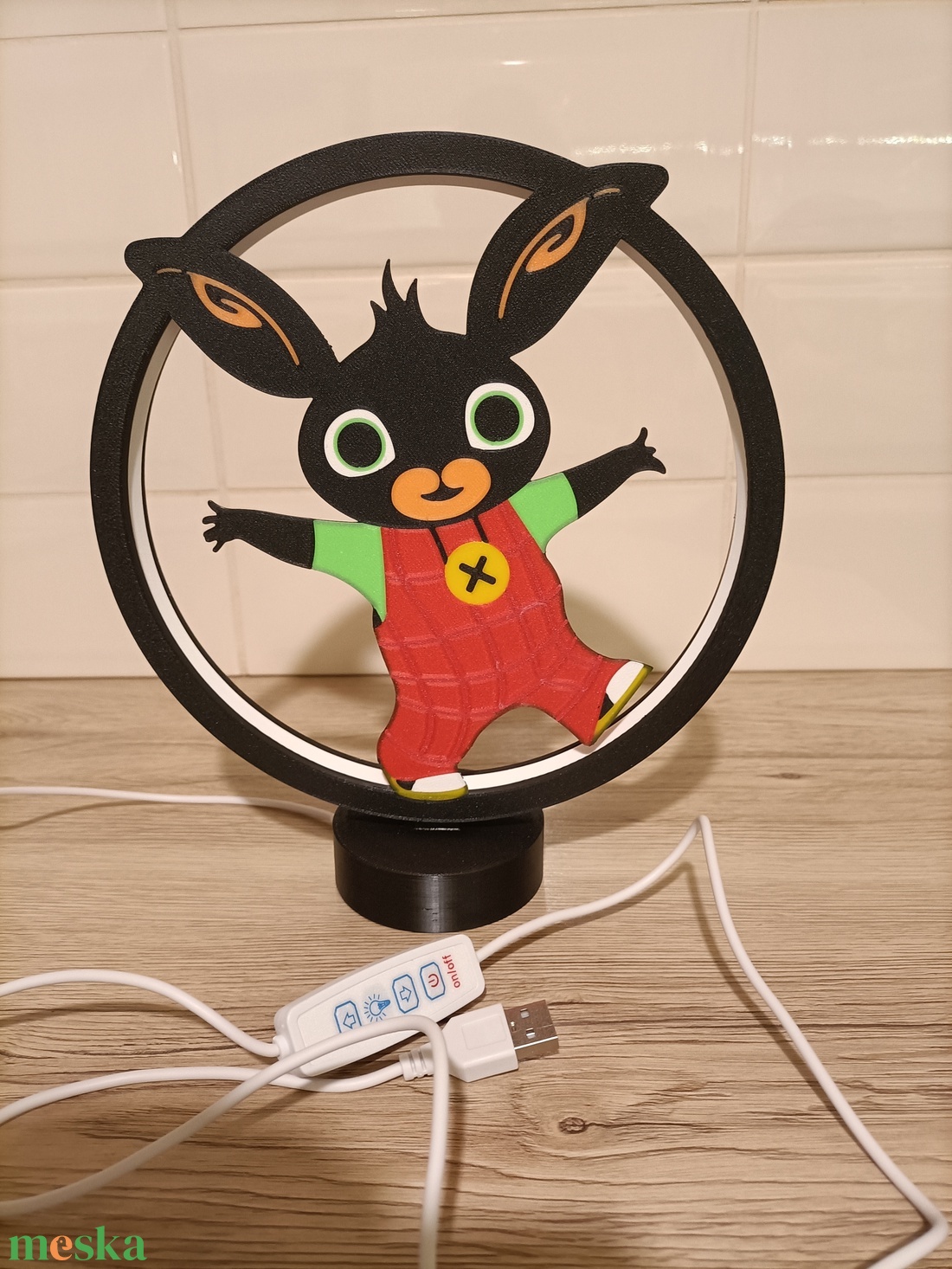 Bing nyuszi asztali lámpa - otthon & életmód - lámpa - hangulatlámpa - Meska.hu