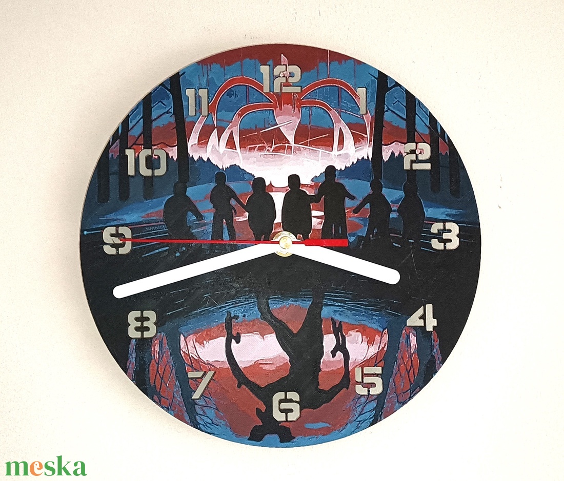 Stranger Things falióra - otthon & életmód - dekoráció - fali és függő dekoráció - falióra & óra - Meska.hu