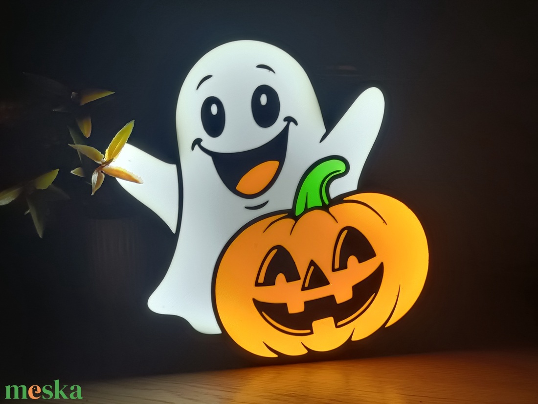 Halloween hangulat lámpa - otthon & életmód - lámpa - hangulatlámpa - Meska.hu
