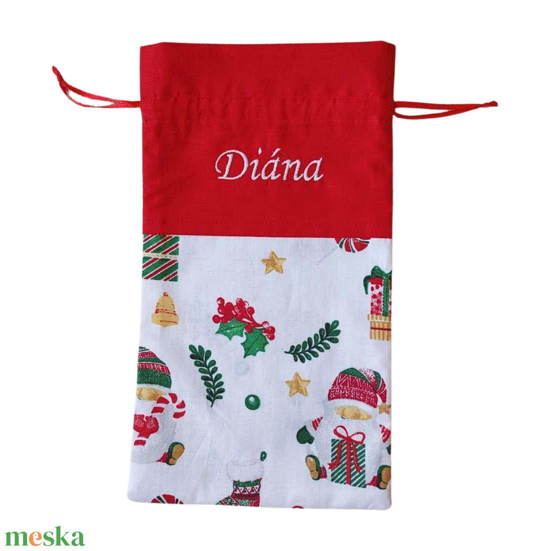 ,,ZOLICA Mikulászsák - Karácsonyi manók - karácsony - mikulás - mikulás zsák - Meska.hu