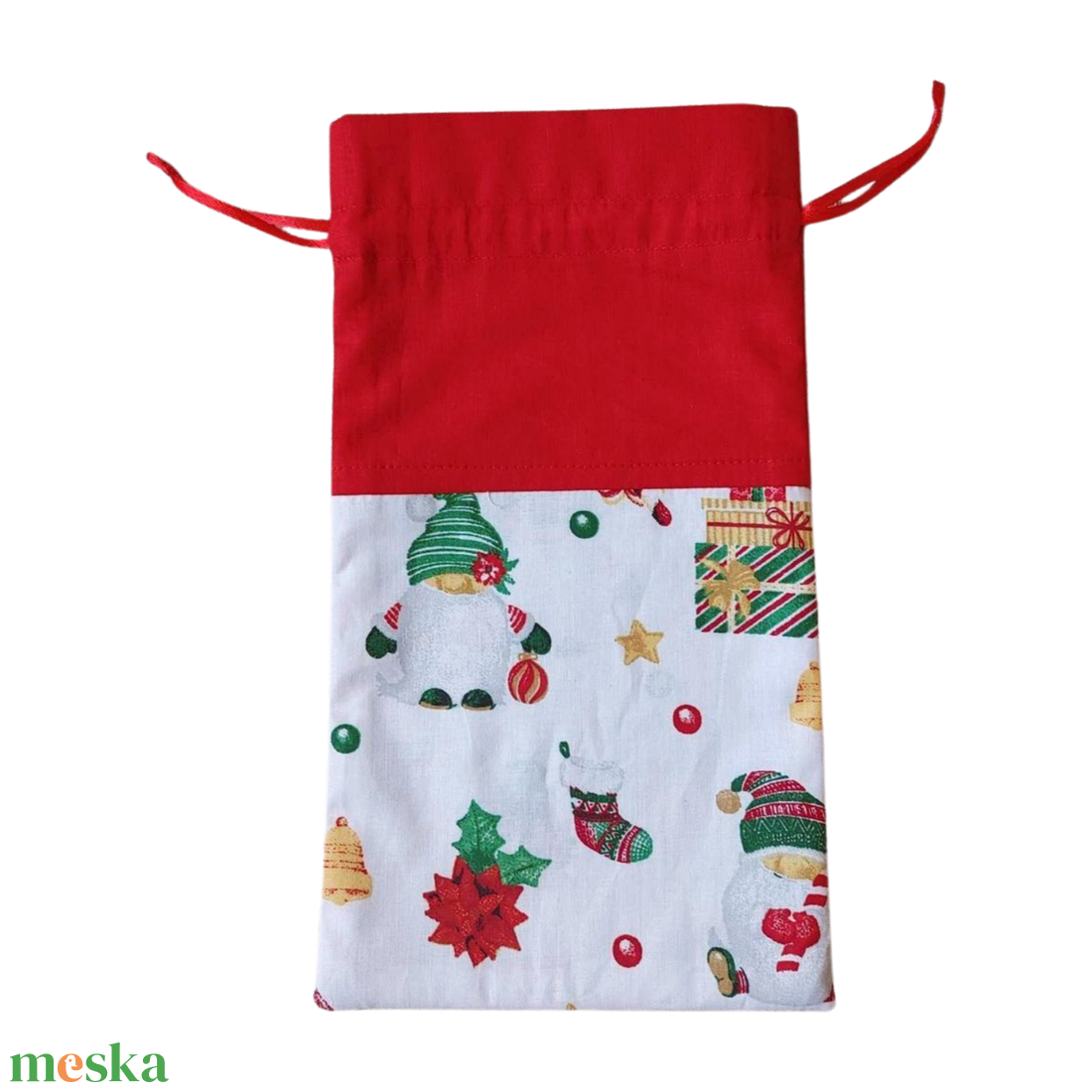 ,,ZOLICA Mikulászsák - Karácsonyi manók - karácsony - mikulás - mikulás zsák - Meska.hu
