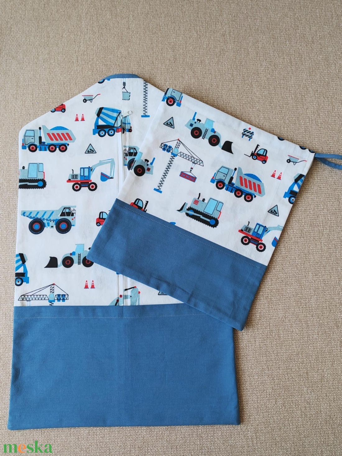 ,,ZOLICA Ovis szett 2 részes - Kék dózer - játék & sport - ovis felszerelés - ovis szett - Meska.hu