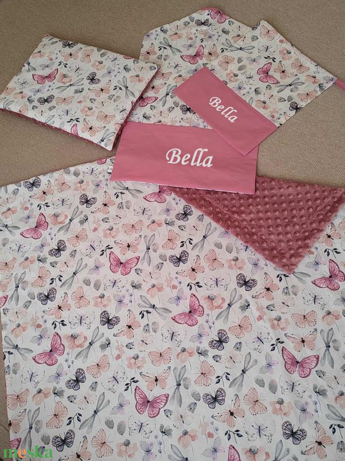 ,,ZOLICA Ovis szett 4 részes - Pillangók tánca - játék & sport - ovis felszerelés - ovis szett - Meska.hu