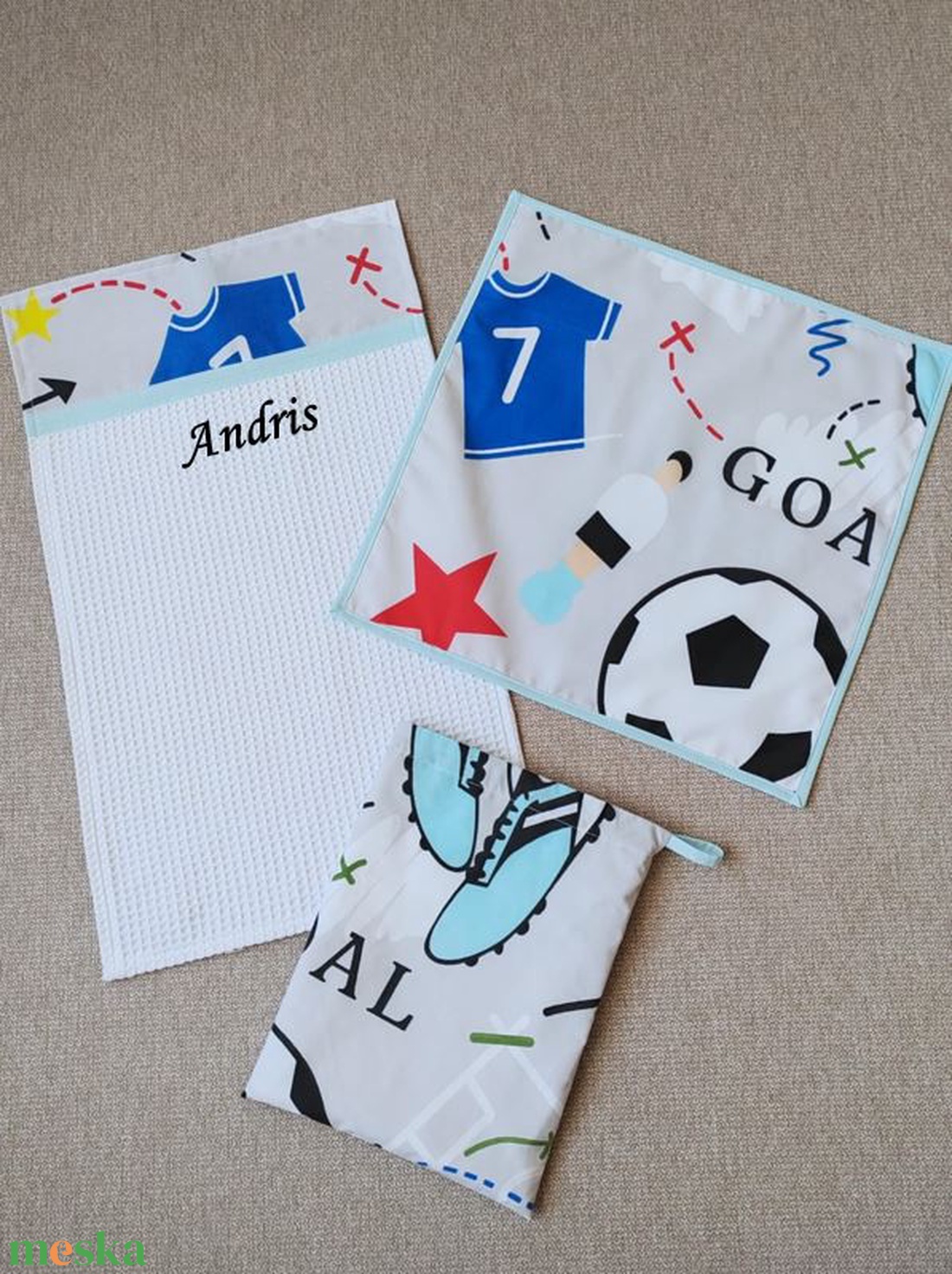 ,,ZOLICA Iskolai tisztasági csomag - Gólkirály - játék & sport - ovis felszerelés - tisztasági csomag - Meska.hu