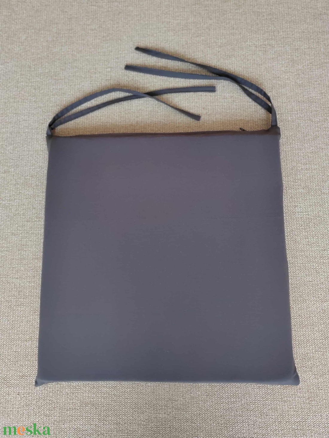 ,,ZOLICA Iskolai székpárna - Grafitszürke - otthon & életmód - lakástextil - székpárna, huzat - Meska.hu