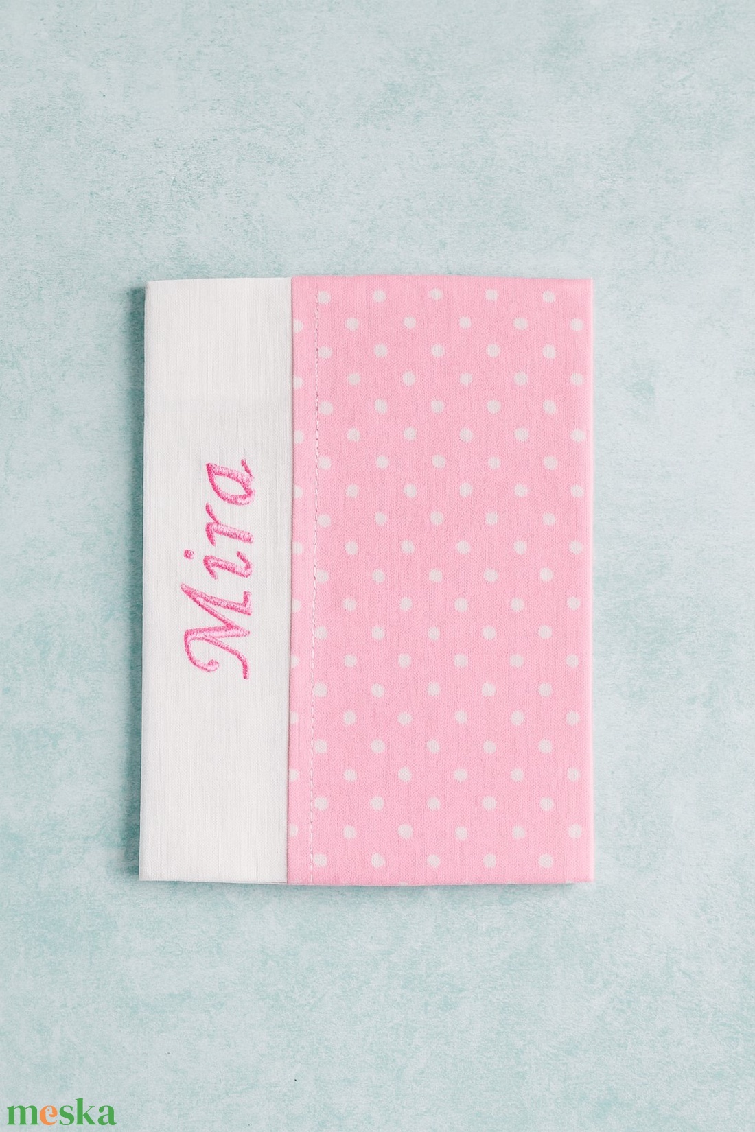 ,,ZOLICA Egészségügyi könyvborító - Pöttyös - otthon & életmód - papír, írószer - egészségügyi kiskönyv borító - Meska.hu