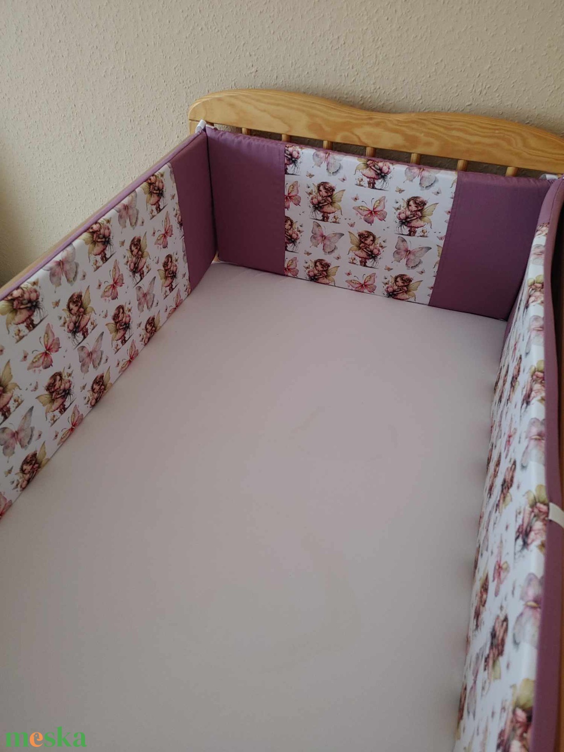 ,,ZOLICA Rácsvédő szivacsos PRÉMIUM - Pillangós tündérke - otthon & életmód - babaszoba, gyerekszoba - rácsvédő & baldachin - Meska.hu