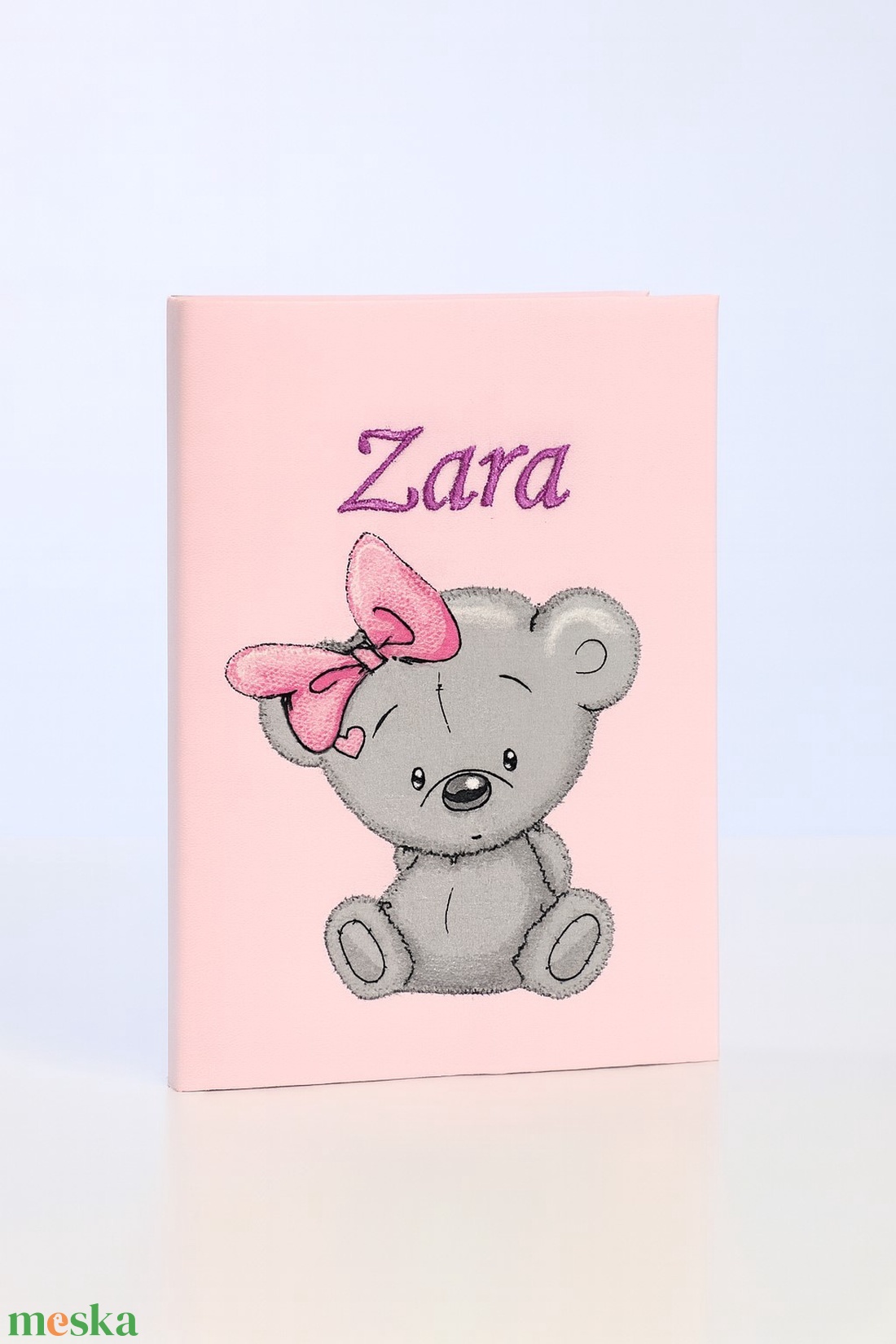 ,,ZOLICA Egészségügyi könyvborító MACIS - Rózsaszín - otthon & életmód - papír, írószer - egészségügyi kiskönyv borító - Meska.hu