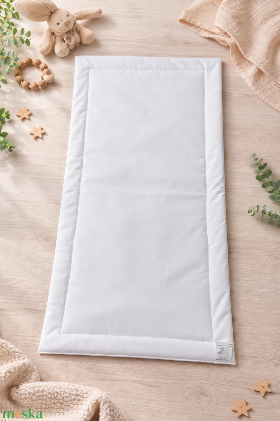 ,,ZOLICA Babafészek betét - téglalap alakú fészekhez - baba - mama - baba ágynemű - babafészek - Meska.hu