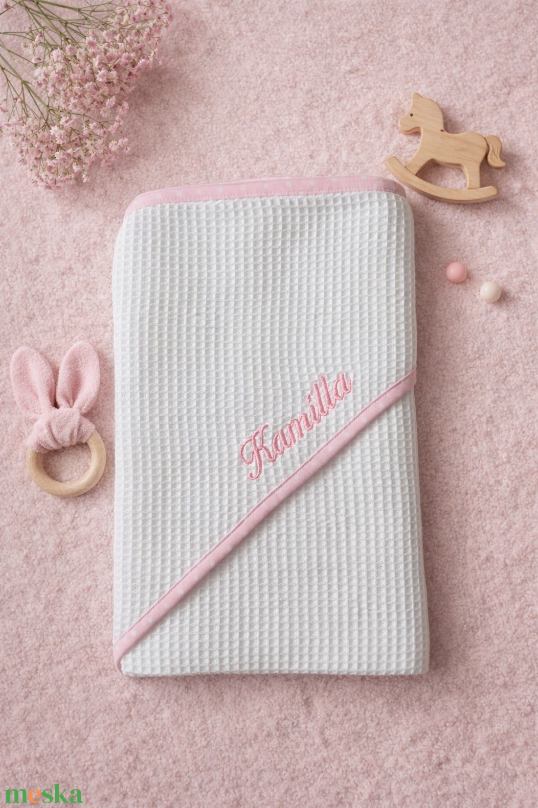 ,,ZOLICA Baba / gyermek fürdőlepedő PRÉMIUM - baba - mama - pelenkázó, babafürdető kellékek - baba törölköző - Meska.hu