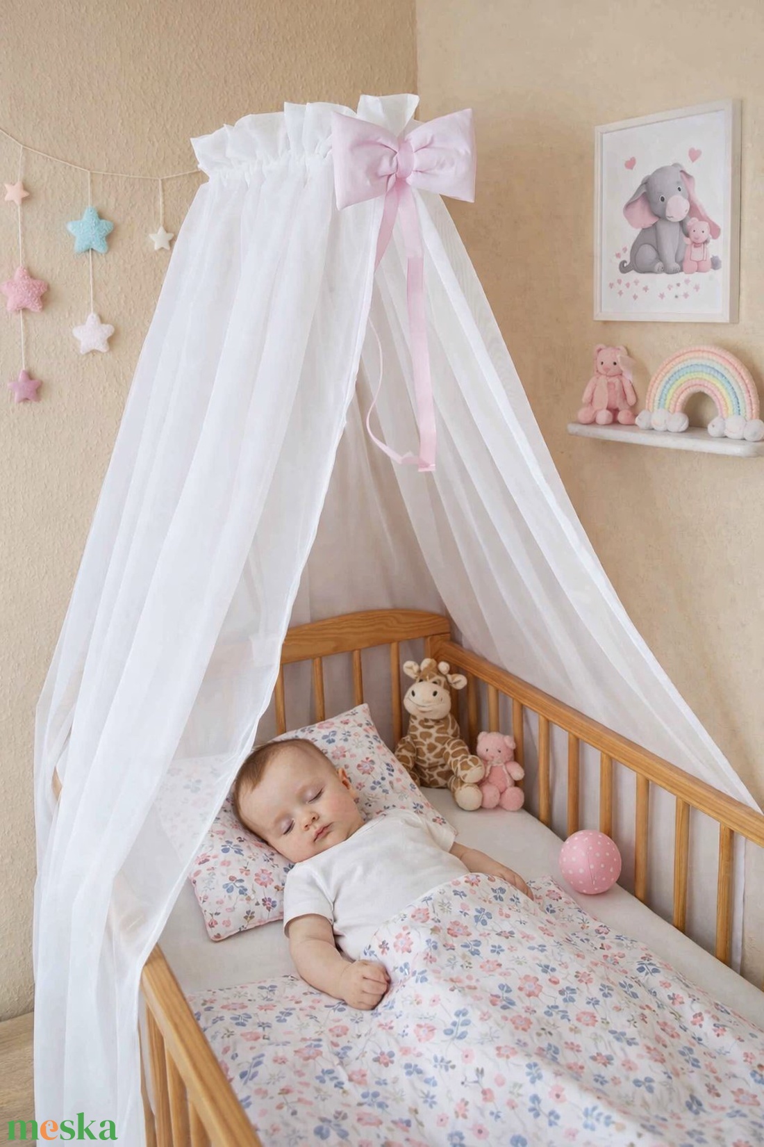,,ZOLICA Baldachin - többféle méretben - baba - mama - baba ágynemű - rácsvédő & baldachin - Meska.hu