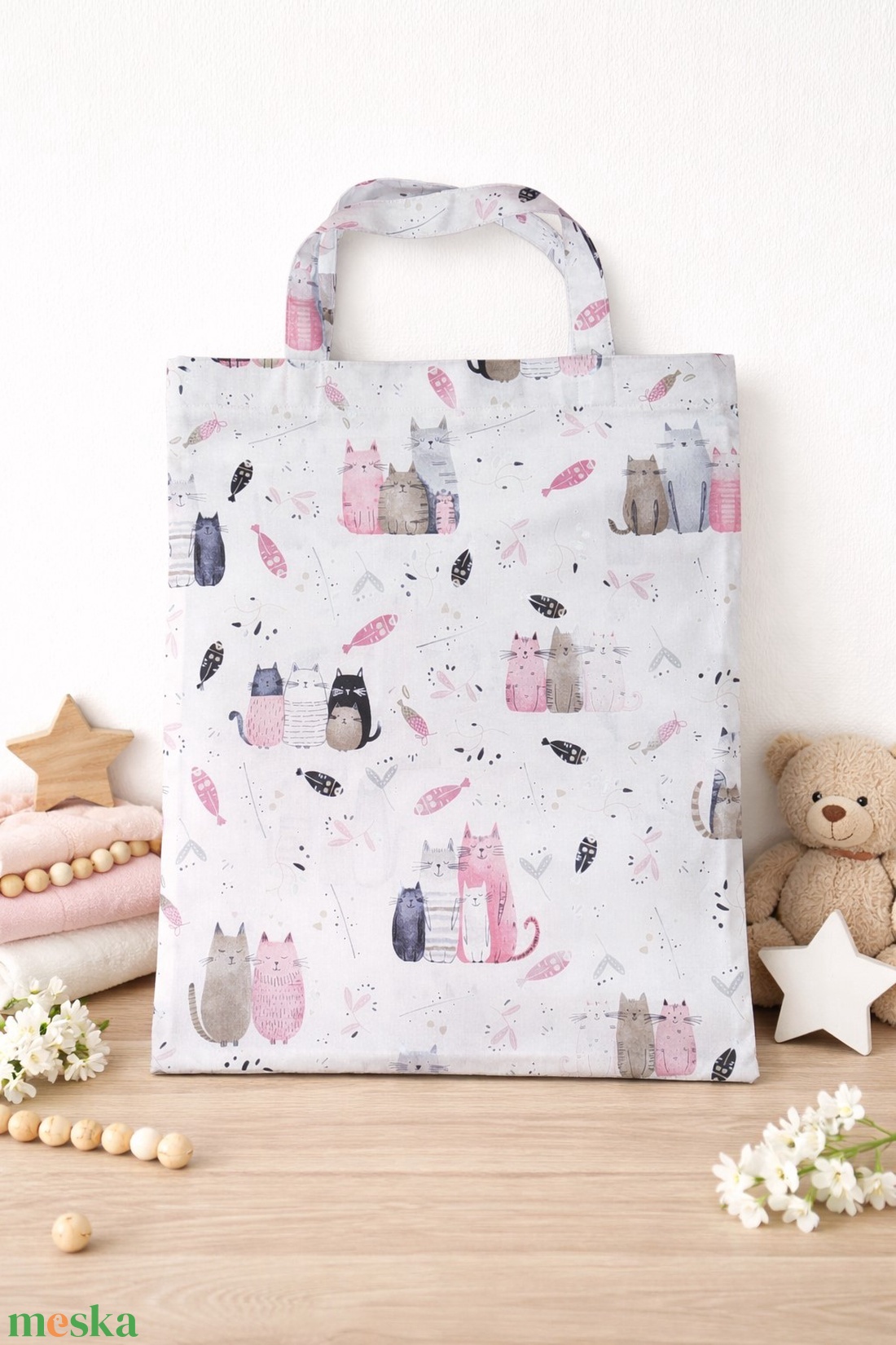 ,,ZOLICA Ovis ágyneműtartó táska - Cirmos csoda - játék & sport - ovis felszerelés - egyéb ovis kiegészítő - Meska.hu