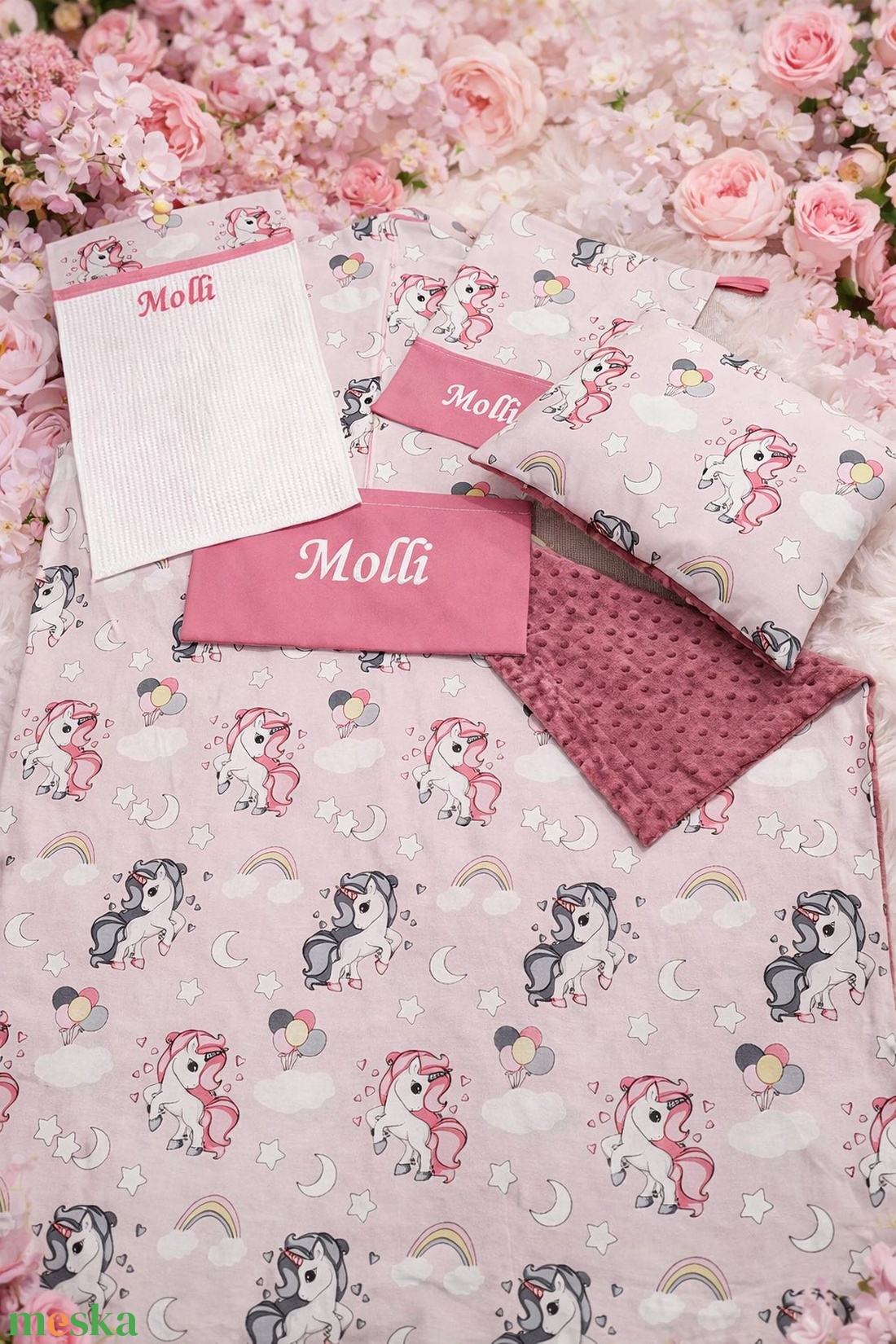 ,,ZOLICA Ovis szett 5 részes - Szivárványos csoda - játék & sport - ovis felszerelés - ovis szett - Meska.hu