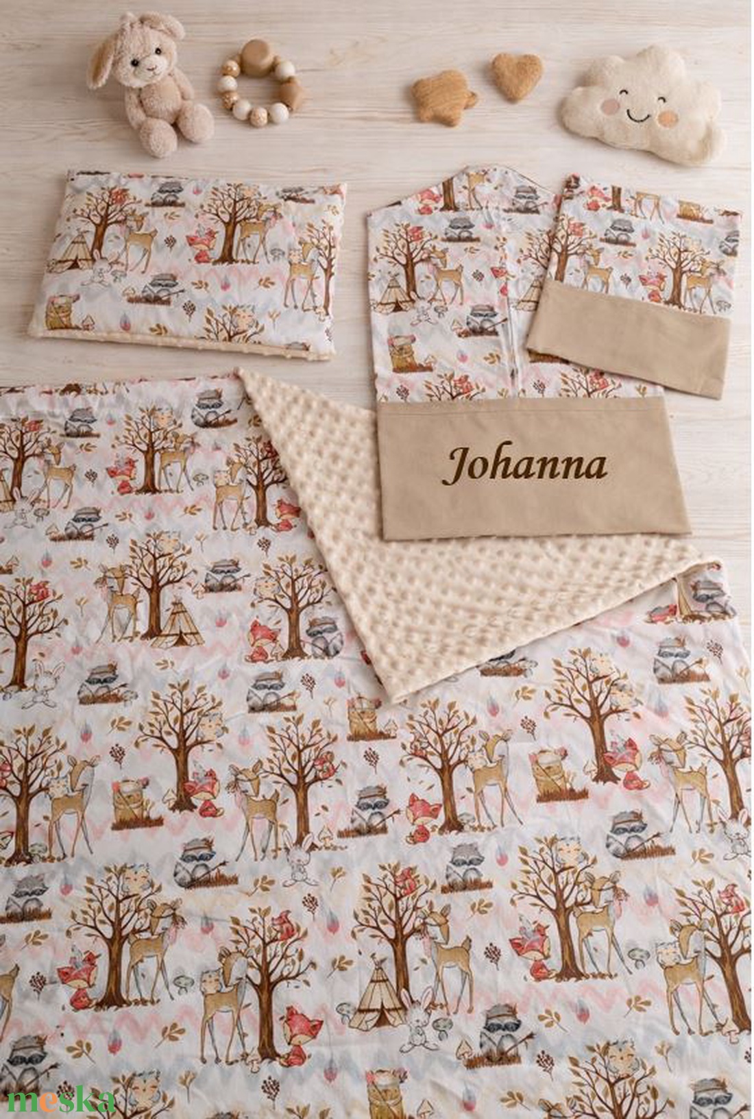 ,,ZOLICA Ovis szett 4 részes - Az erdő állatai - játék & sport - ovis felszerelés - ovis szett - Meska.hu