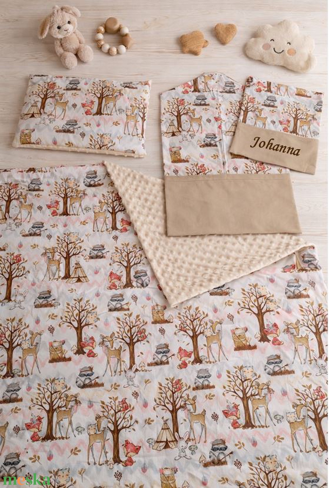 ,,ZOLICA Ovis szett 4 részes - Az erdő állatai - játék & sport - ovis felszerelés - ovis szett - Meska.hu