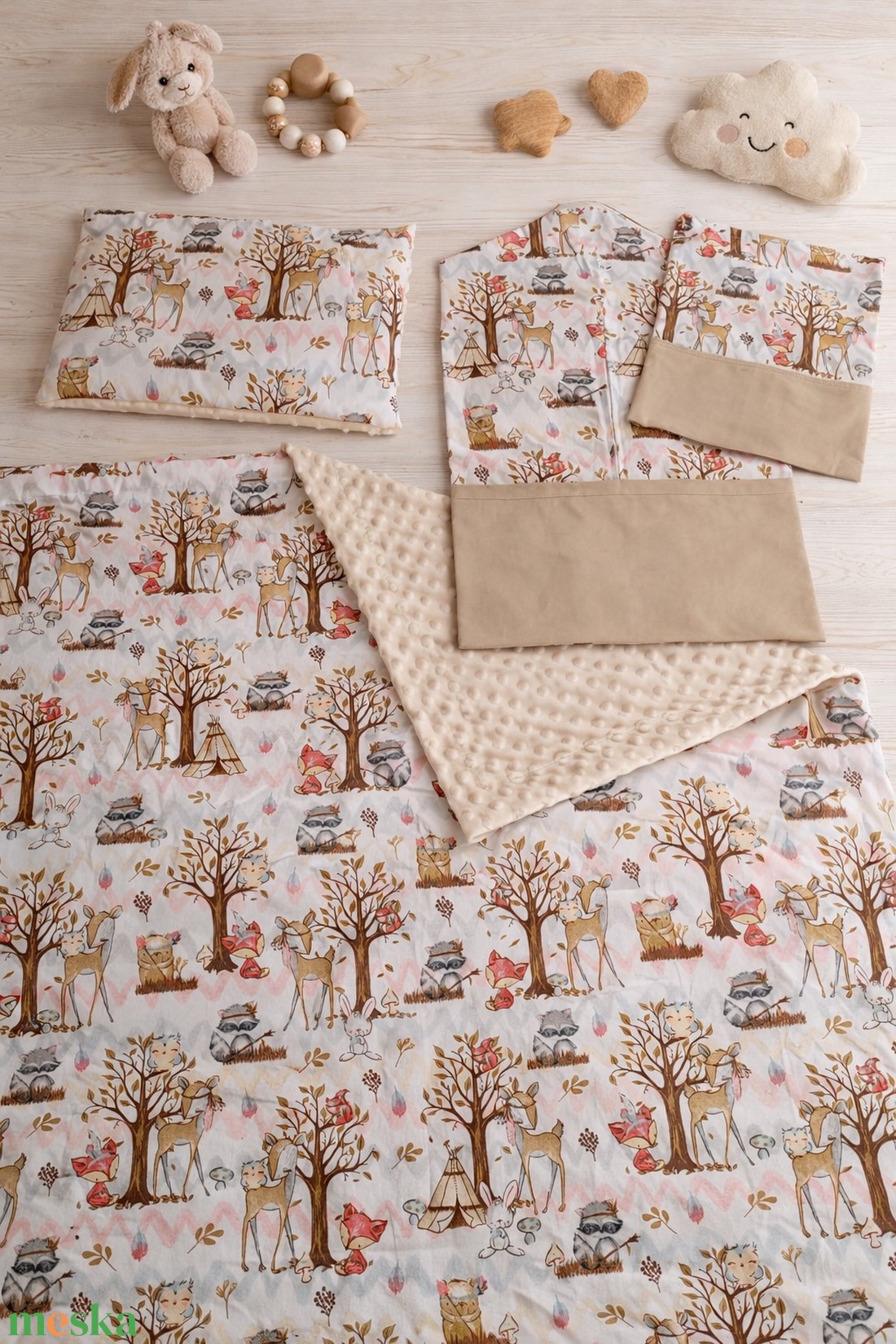 ,,ZOLICA Ovis szett 4 részes - Az erdő állatai - játék & sport - ovis felszerelés - ovis szett - Meska.hu