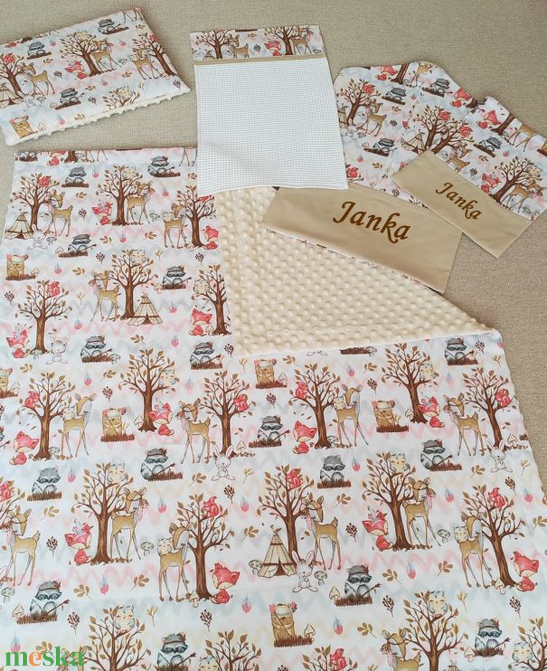 ,,ZOLICA Ovis szett 5 részes - Az erdő állatai - játék & sport - ovis felszerelés - ovis szett - Meska.hu