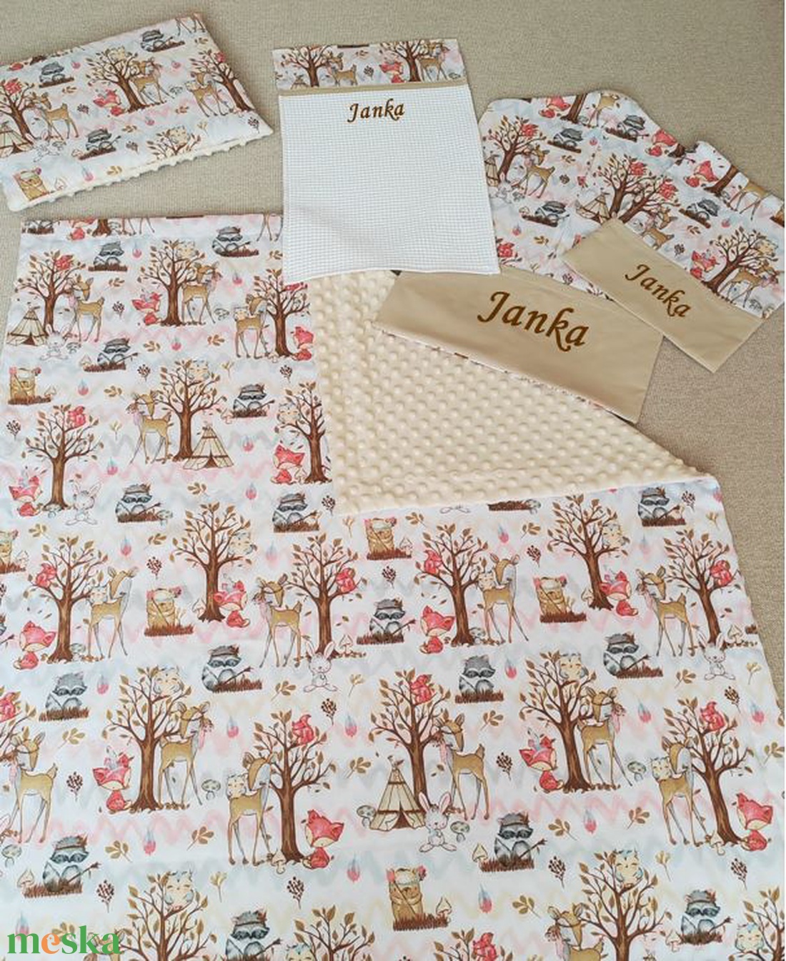 ,,ZOLICA Ovis szett 5 részes - Az erdő állatai - játék & sport - ovis felszerelés - ovis szett - Meska.hu