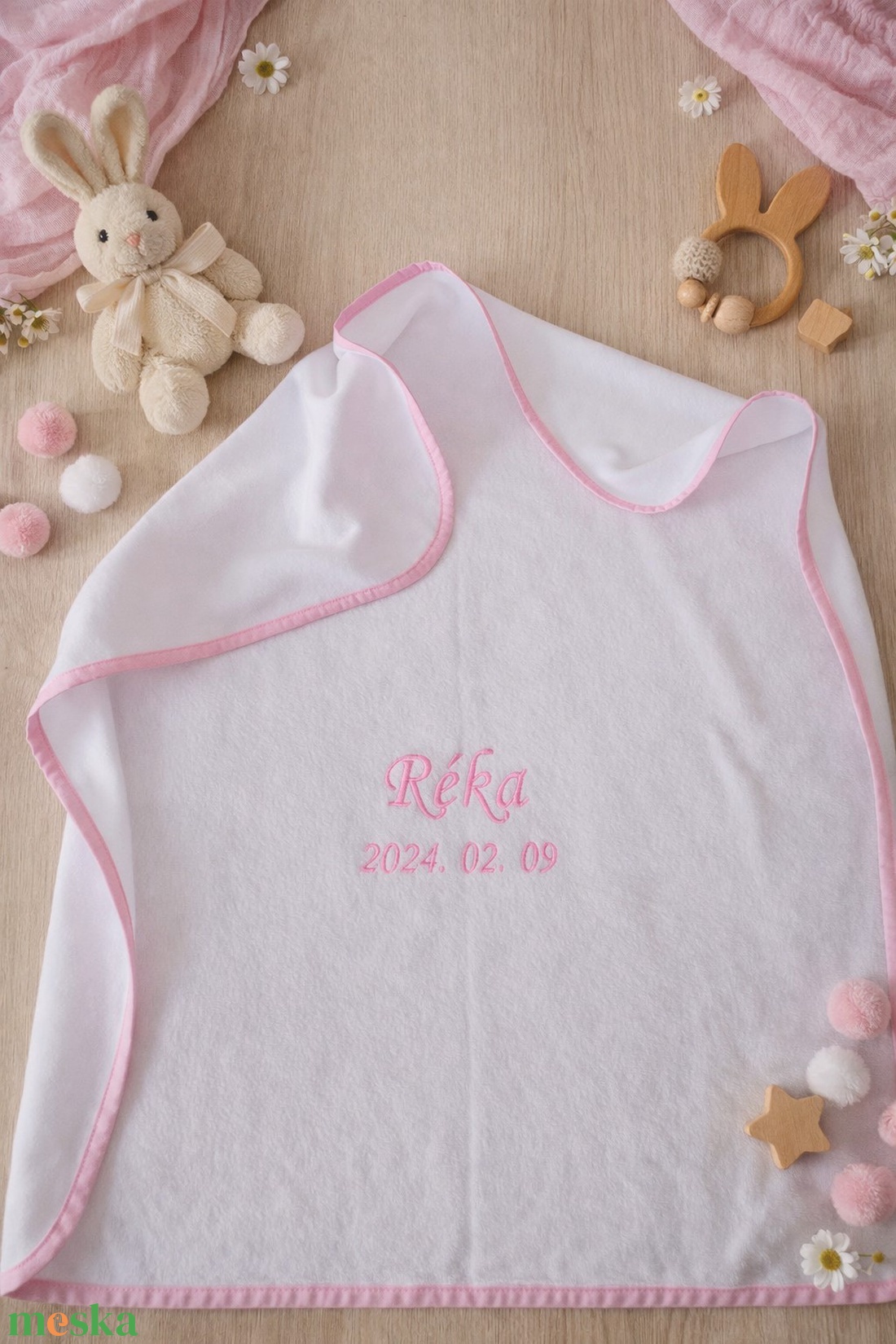 Babatakaró - fehér - baba - mama - baba ágynemű - babatakaró, gyerek pléd - Meska.hu