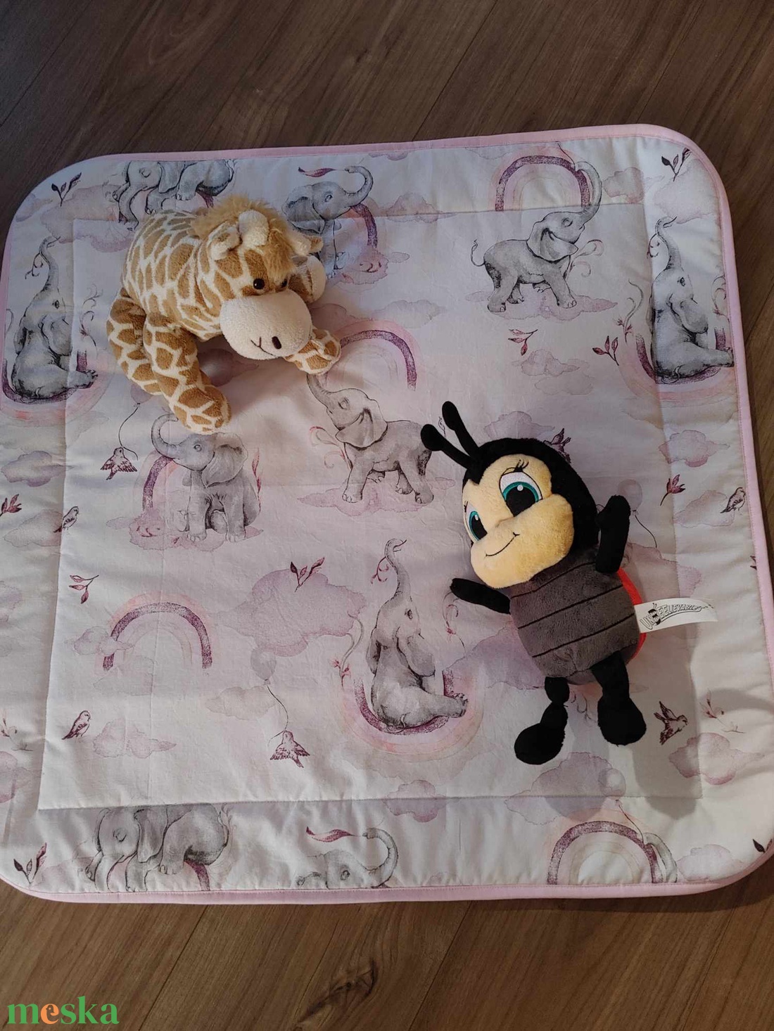 ,,ZOLICA Pólya 3 in 1 - elefántok - baba - mama - baba ágynemű - pólya - Meska.hu