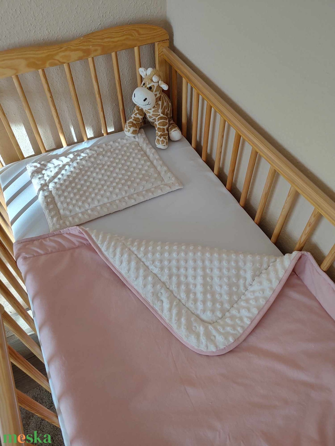 ,,ZOLICA Pólya 3 in 1 -Pasztellmályva, bézs - baba - mama - baba ágynemű - pólya - Meska.hu