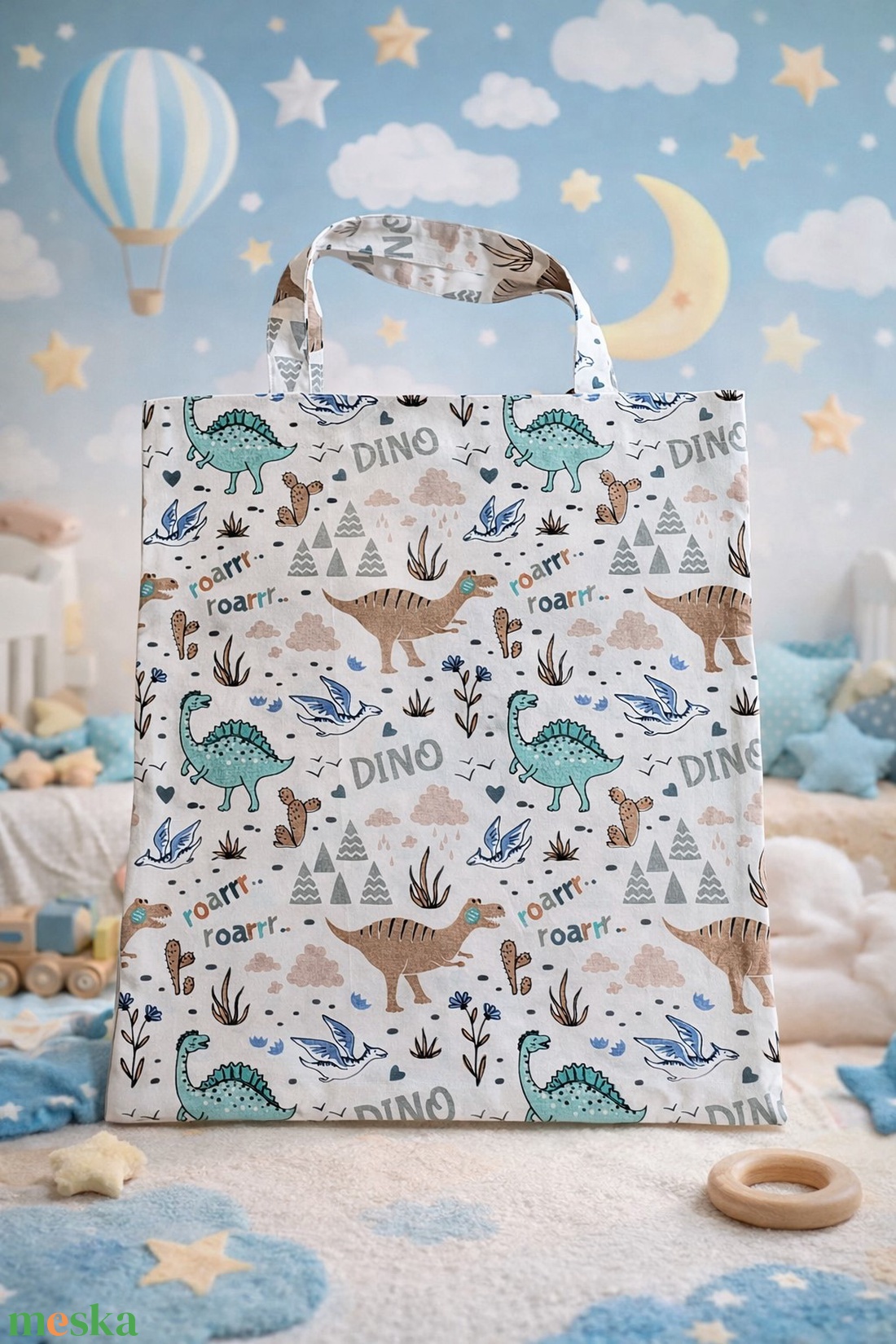 ,,ZOLICA Ovis ágyneműtartó táska - Dínómese - játék & sport - ovis felszerelés - egyéb ovis kiegészítő - Meska.hu