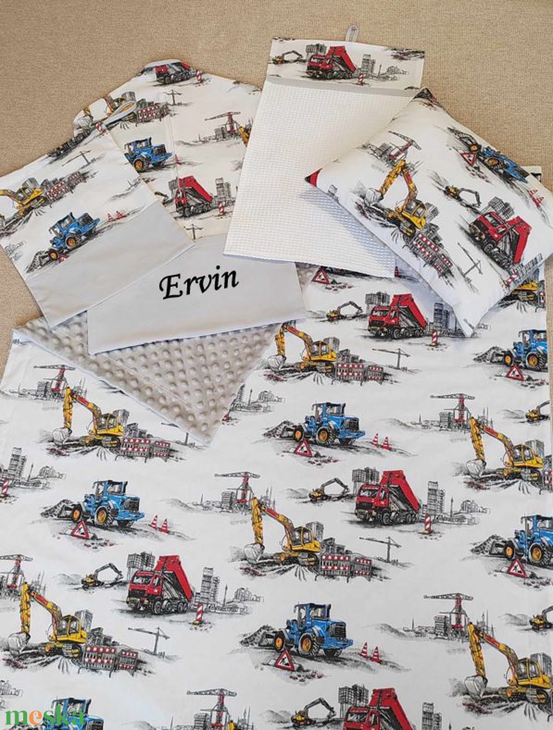 Ovis szett 5 részes - Dömper és barátai - játék & sport - ovis felszerelés - ovis szett - Meska.hu