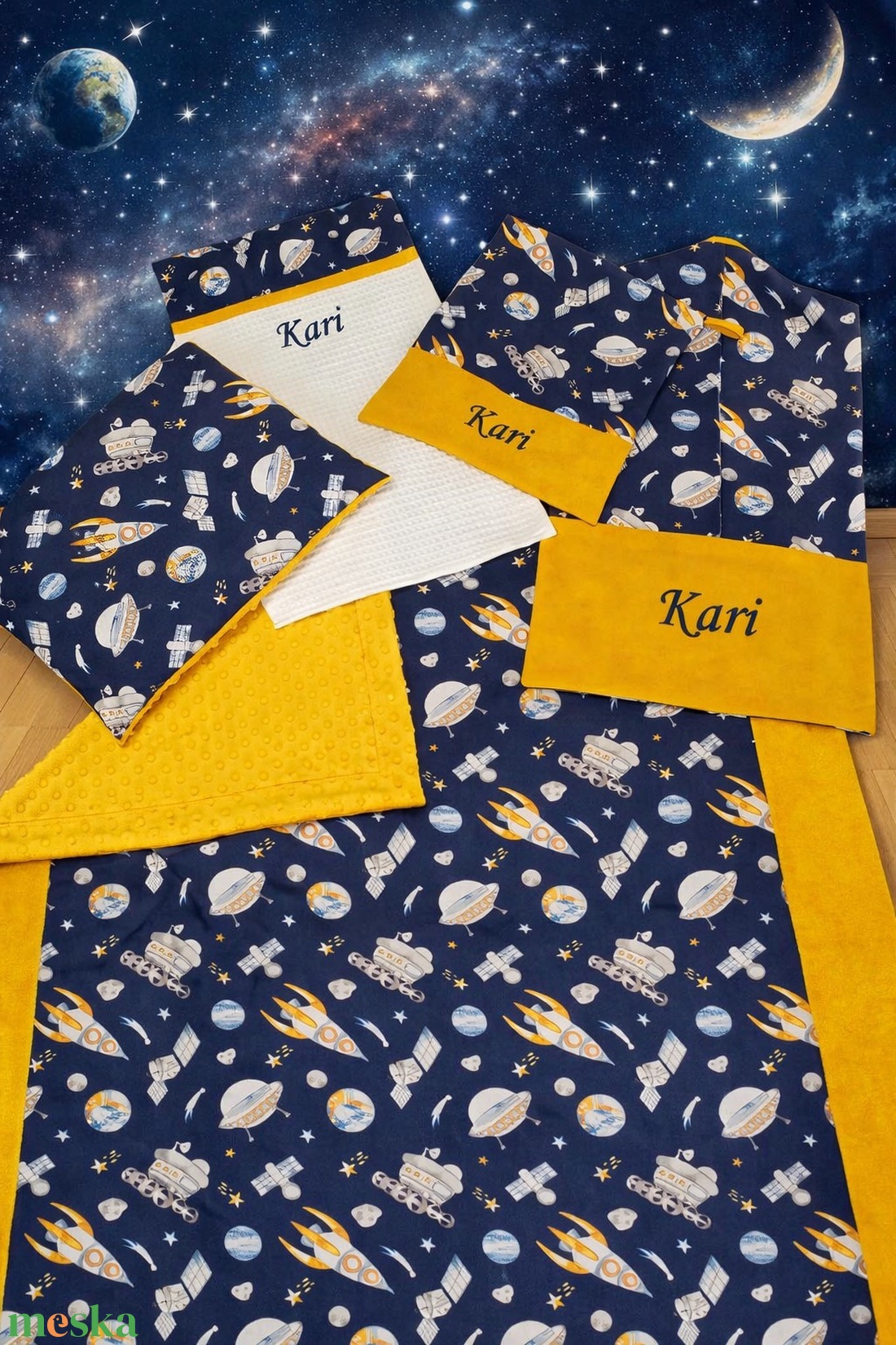 ,,ZOLICA Ovis szett 5 részes - Csillagközi kaland - játék & sport - ovis felszerelés - ovis szett - Meska.hu