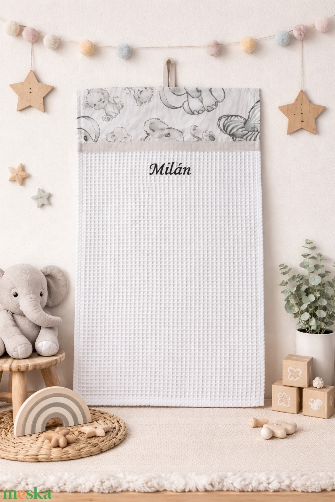 Ovis kéztörlő PRÉMIUM - Safari - játék & sport - ovis felszerelés - egyéb ovis kiegészítő - Meska.hu